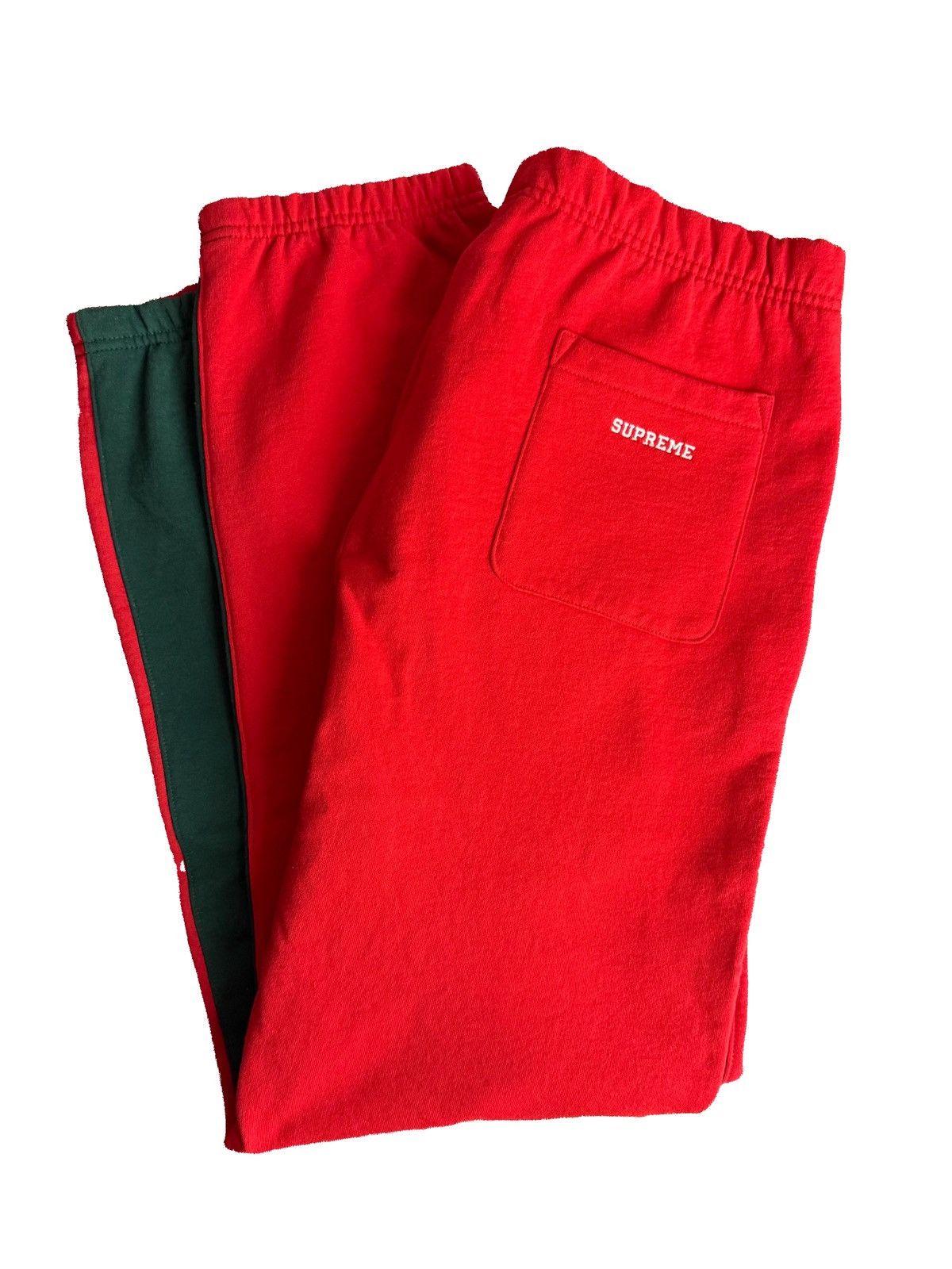 Supreme Supreme split S logo sweat pant green and red Size US 36 / EU 52 - 5 Thumbnail