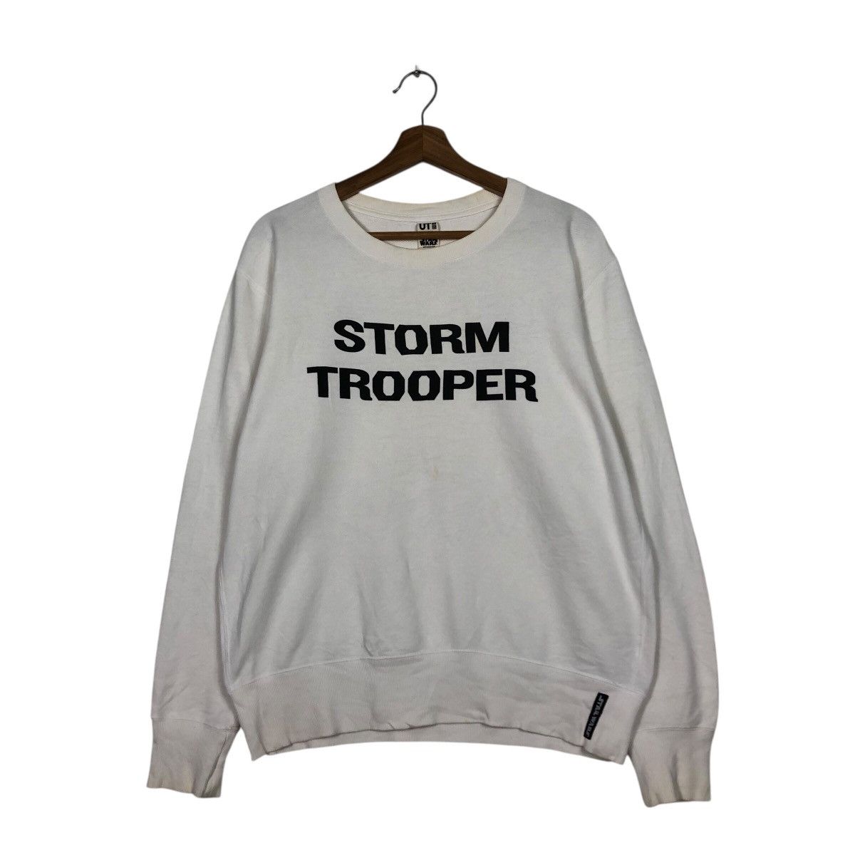 Japanese Brand 📌Vintage Sweatshirt Movie Star Wars Storm Trooper Big Logo Size US M / EU 48-50 / 2 - 2 Thumbnail