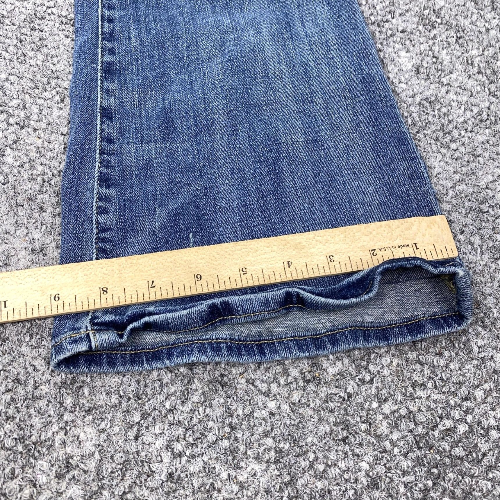 Ralph Lauren Ralph Lauren Sport Jeans Womens 35x32 Blue Denim Straight Leg Stretch Pants Jeans Woman 35x32 Medium Blue Pockets Distressed 90s? Size 24" / US 00 / IT 34 - 5 Thumbnail