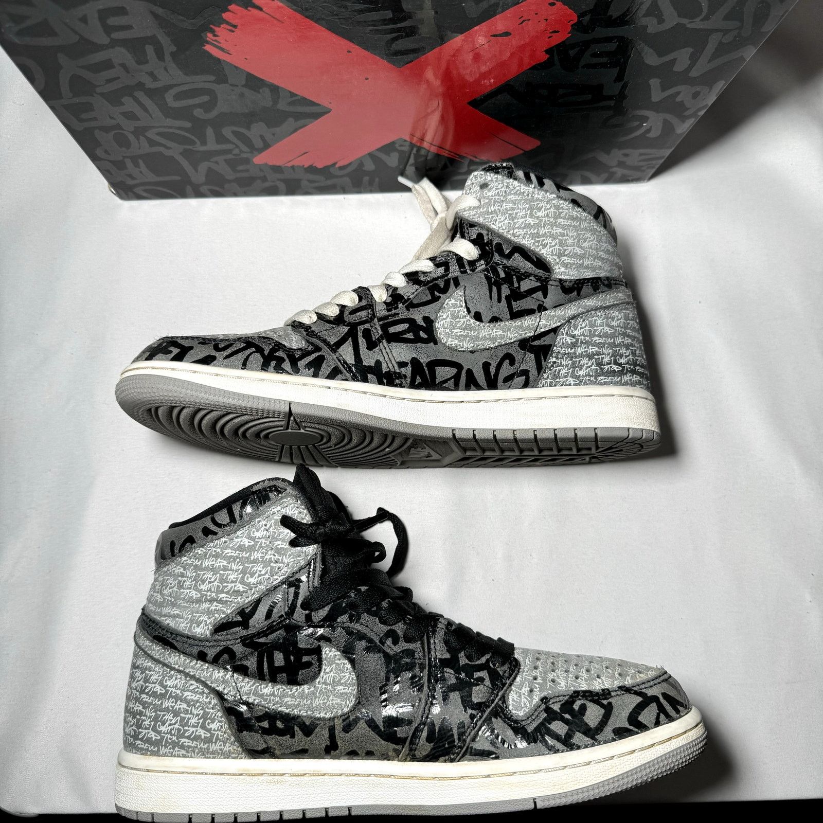 Jordan Brand × Nike Size 7.5 - Nike Air Jordan 1 High OG Rebellionaire Shoes Size US 7.5 / EU 40-41 - 3 Thumbnail