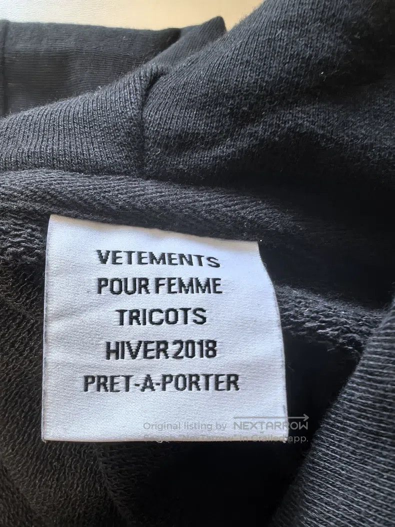 Vetements VETEMENTS Fake Two-Piece Hoodie Size US XS / EU 42 / 0 - 4 Thumbnail