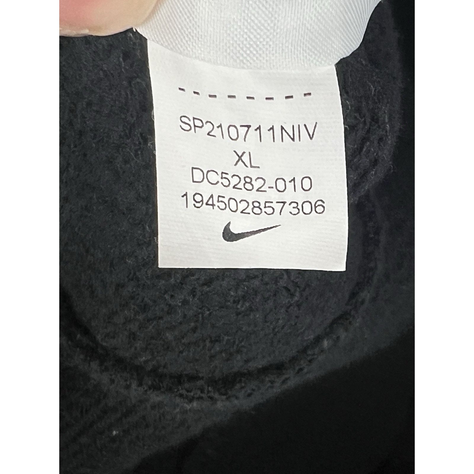 Nike Nike Fleece Jogger Size XL Pants Womens Black Zip DC5282 010 Size 32" / US 10 / IT 46 - 4 Thumbnail