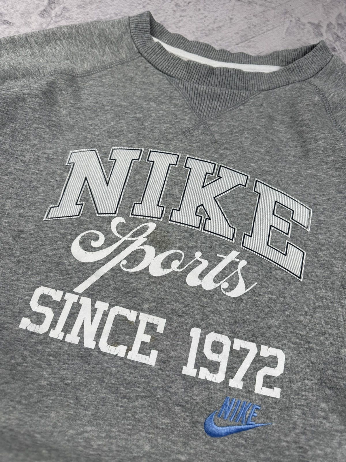 Nike × Vintage NIKE VINTAGE CENTER LOGO OVERSIZE BOXY SWEATSHIRT Size US XL / EU 56 / 4 - 5 Thumbnail