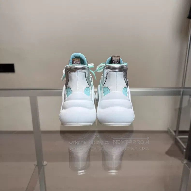 Louis Vuitton Louis Vuitton Archlight 1.0 Mint Green shoes Size US 8 / IT 38 - 5 Thumbnail