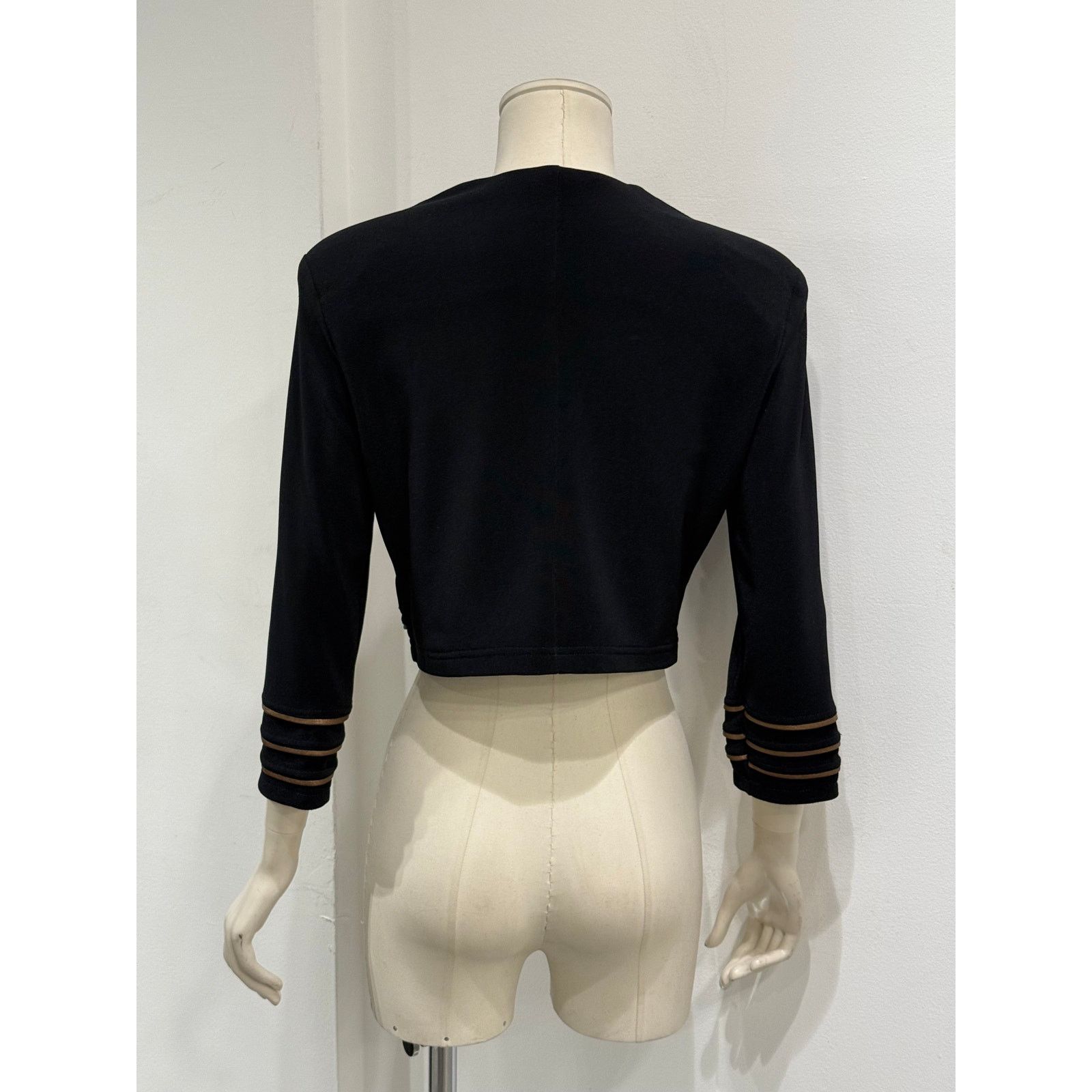 Versace 1990s Gianni Versace Napoleon cropped tailored jacket Size S / US 4 / IT 40 - 6 Thumbnail