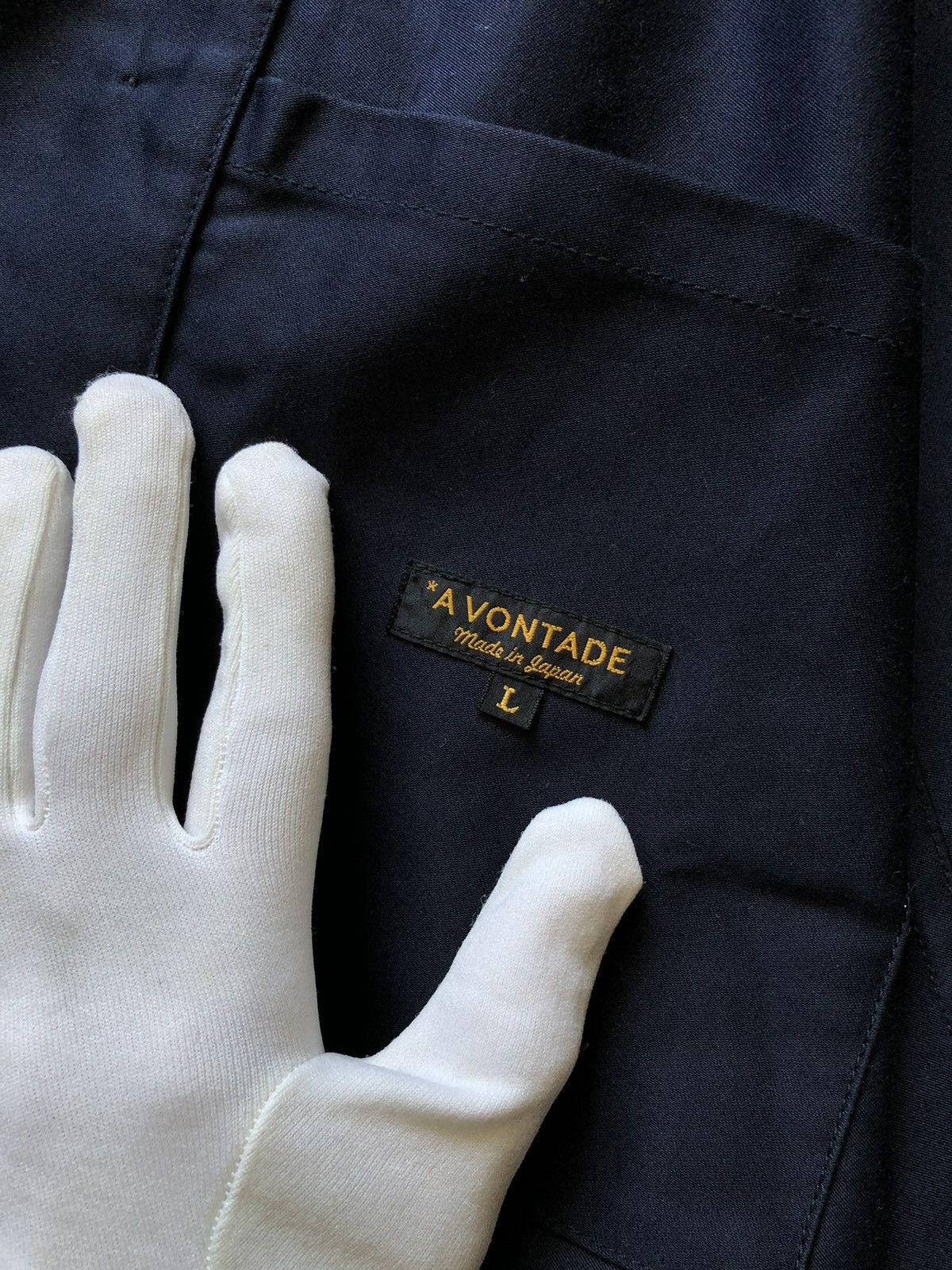 *A VONTADE × Japanese Brand DOUBLE BREASTED AVANT GARDE JACKET dark navy Size US L / EU 52-54 / 3 - 12 Thumbnail