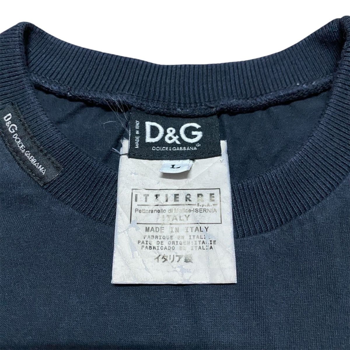 Designer × Dolce & Gabbana Rare‼️🔥D&G Dolce & Gabbana Ringer T-Shirt Size US M / EU 48-50 / 2 - 4 Thumbnail