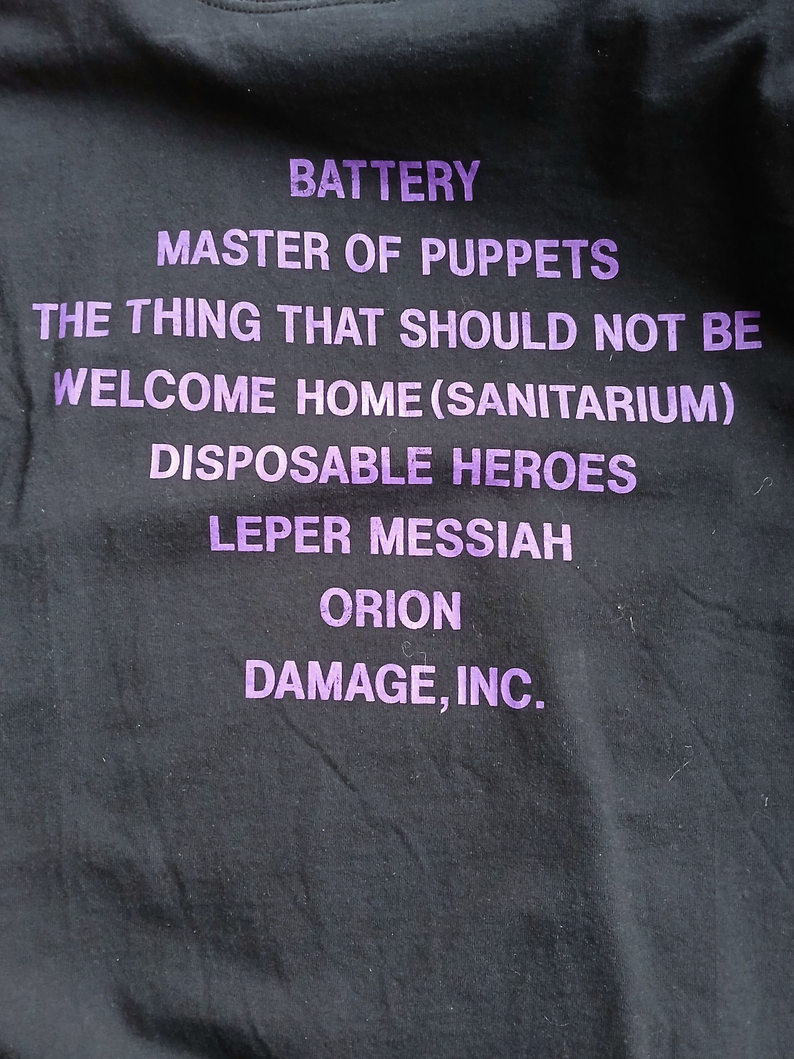 Band Tees × Metallica Metallica Master Of Puppets T-Shirt Size US M / EU 48-50 / 2 - 4 Thumbnail