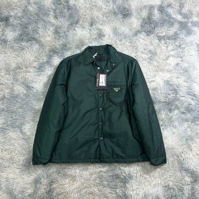 Prada Prada Gray Men's Lightweight Jacket Size US XL / EU 56 / 4 - 1 Thumbnail