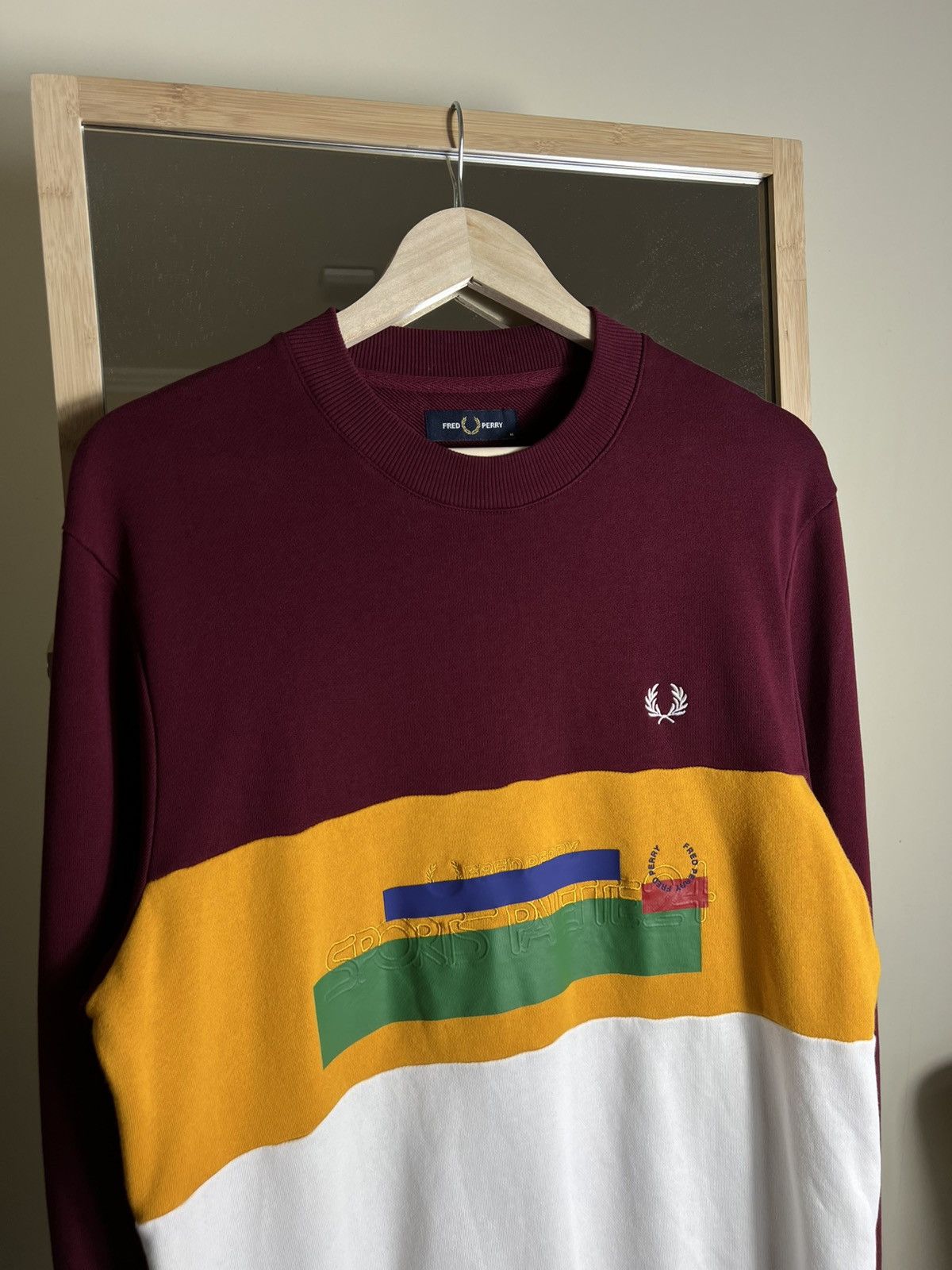 Fred Perry Fred Perry M Red Big Logo Men’s Vintage Y2K Size US M / EU 48-50 / 2 - 2 Thumbnail