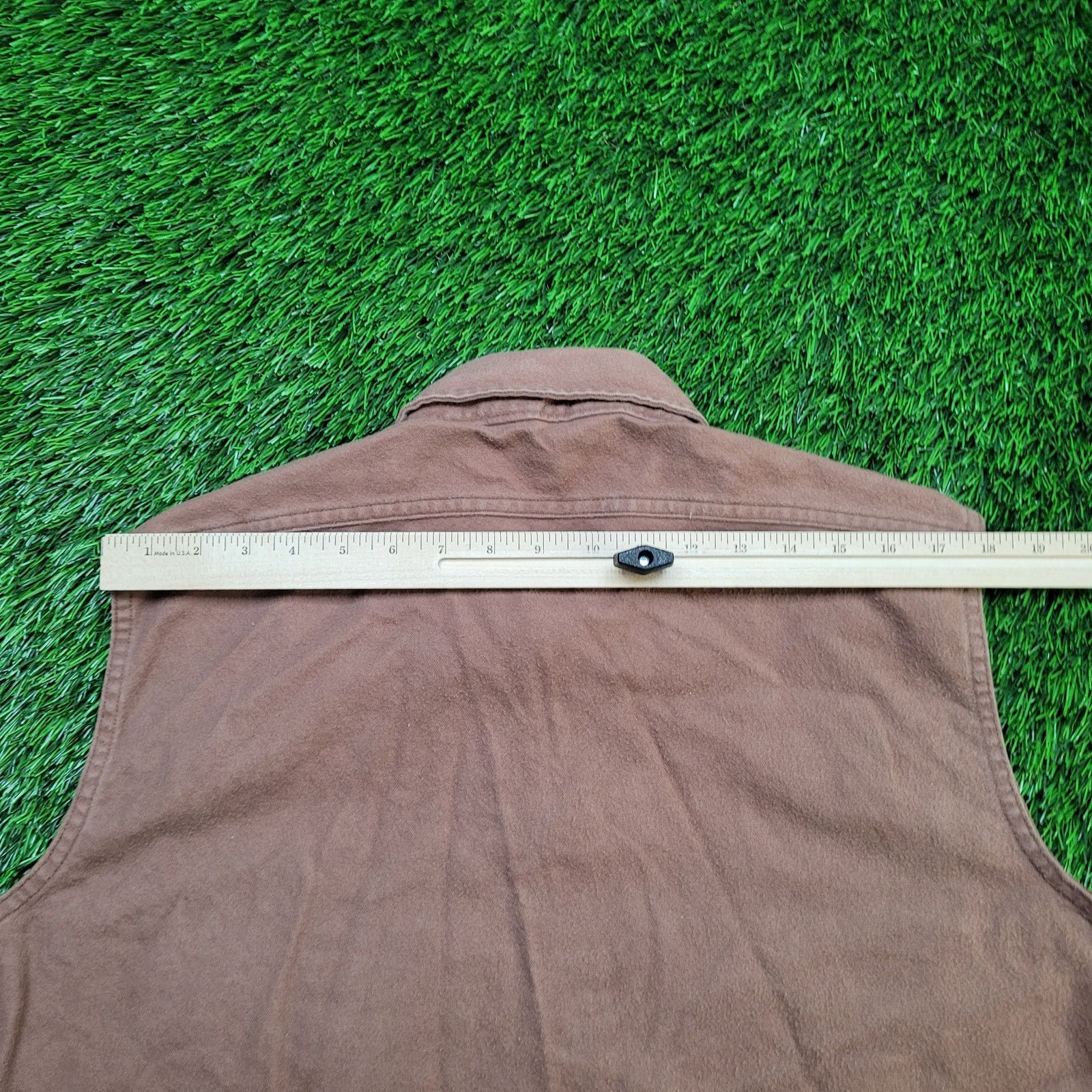 Woolrich Woolen Mills VTG 80s Woolrich USA Made Sleeveless Shirt L Vest Gorpcore Size US L / EU 52-54 / 3 - 7 Thumbnail