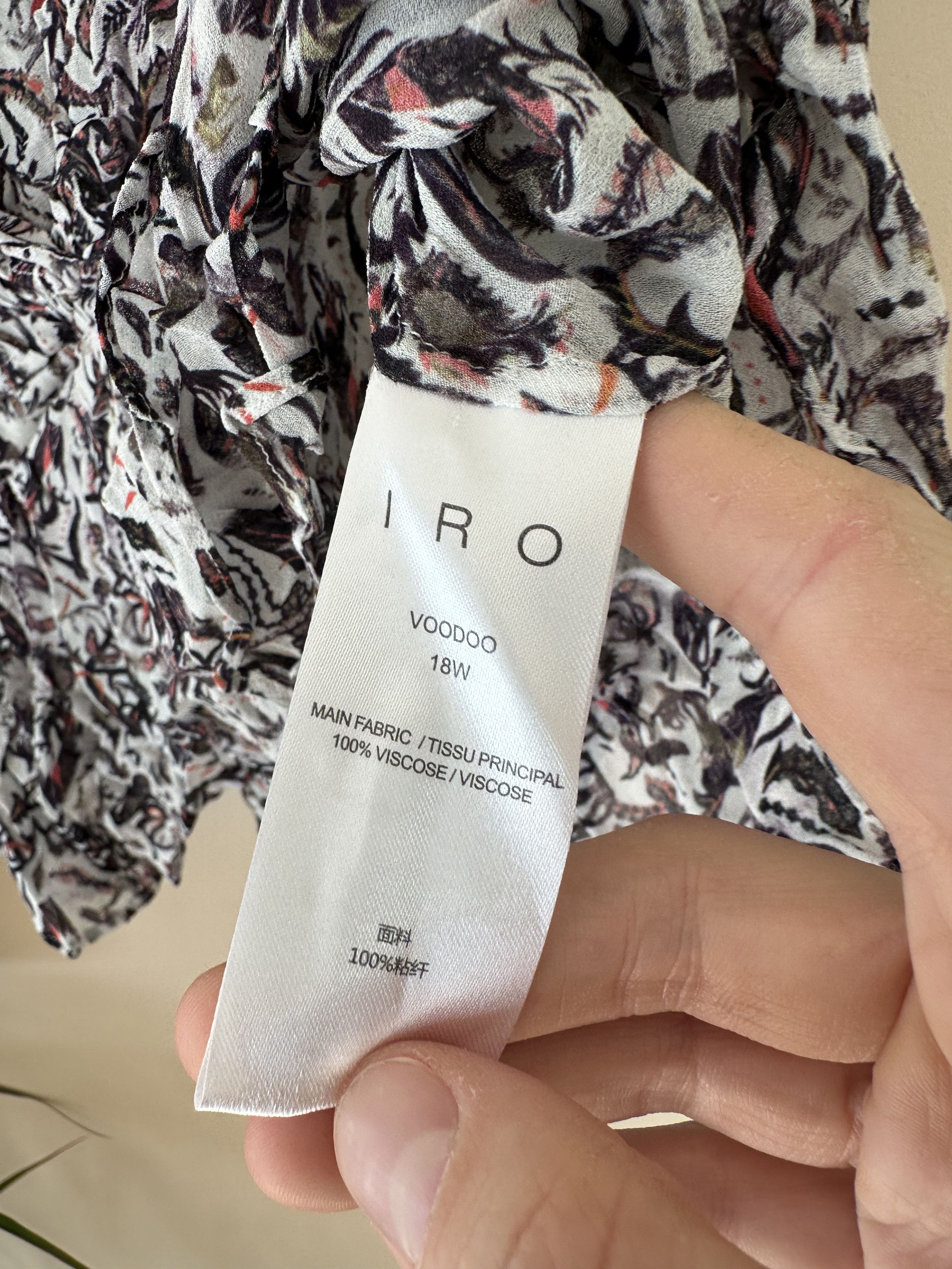 Iro Iro women floral shirt top Size L / US 10 / IT 46 - 5 Thumbnail