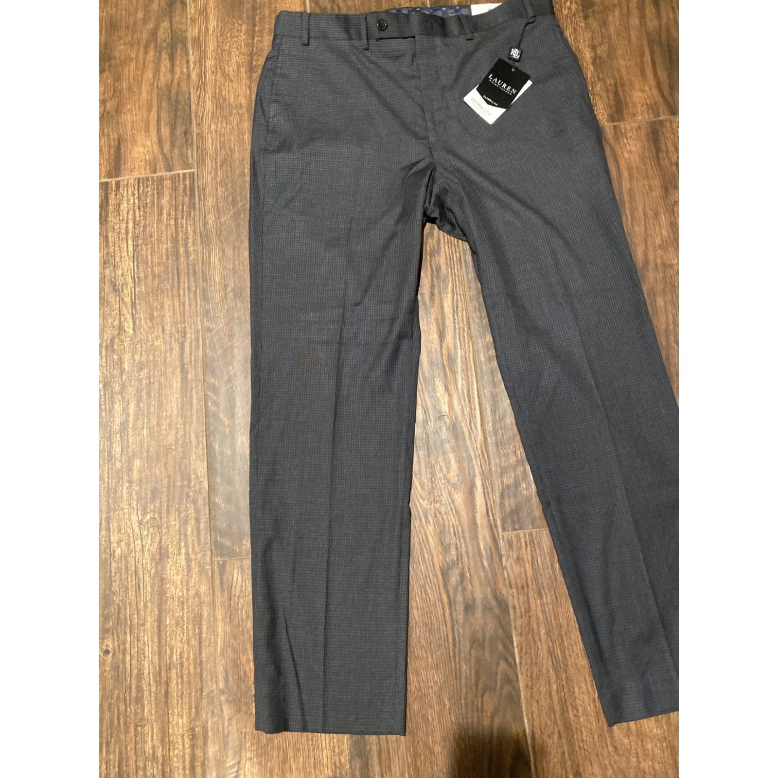 Ralph Lauren Lauren Ralph Lauren Pants Mens 36X30 Gray Black Classic Fit Ultraflex Dress Pants Mens Regular 36x30 Multicolor Size US 36 / EU 52 - 3 Thumbnail