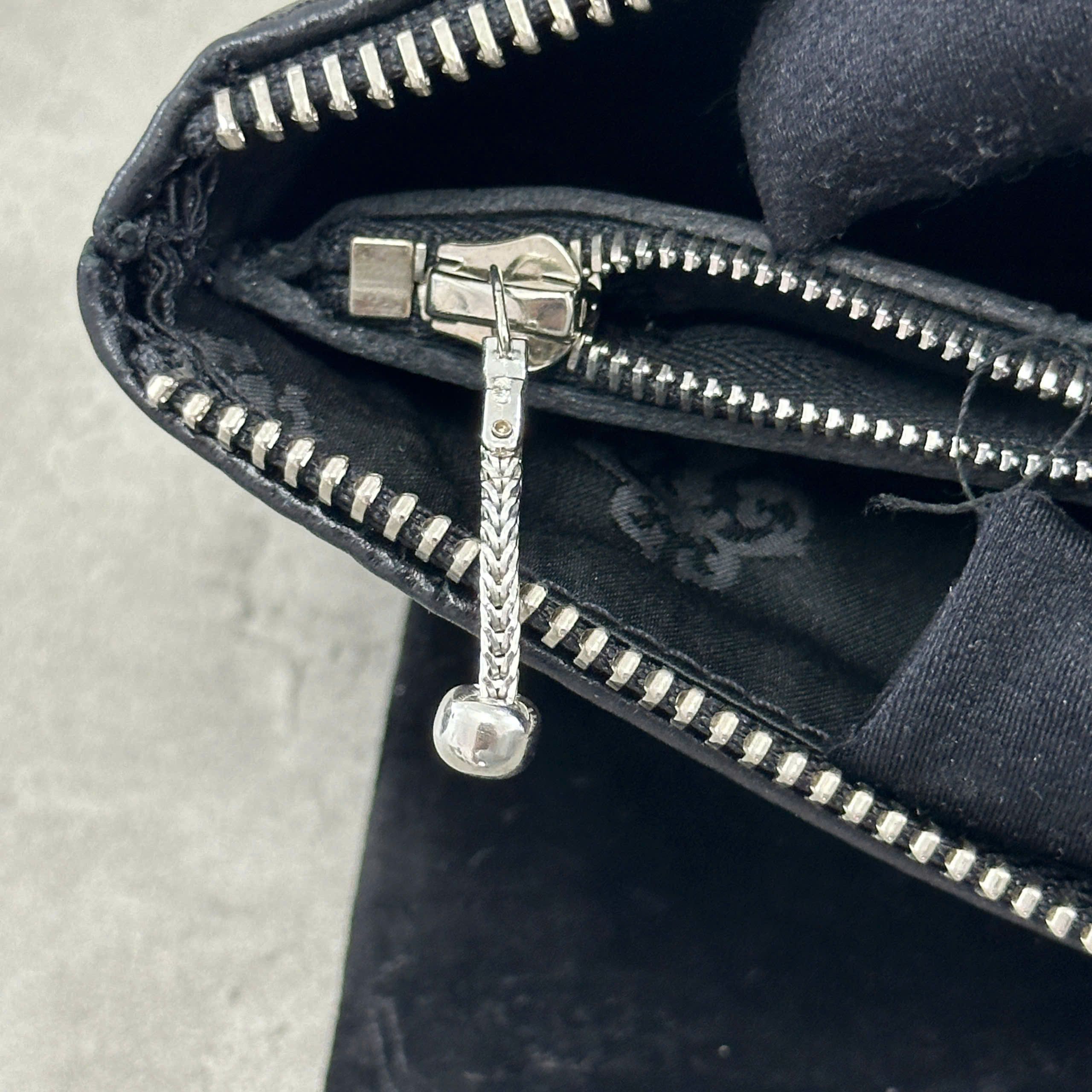 Chrome Hearts CHROME HEARTS Wallet Zip Tiny Coin Case BLACK Size ONE SIZE - 4 Thumbnail