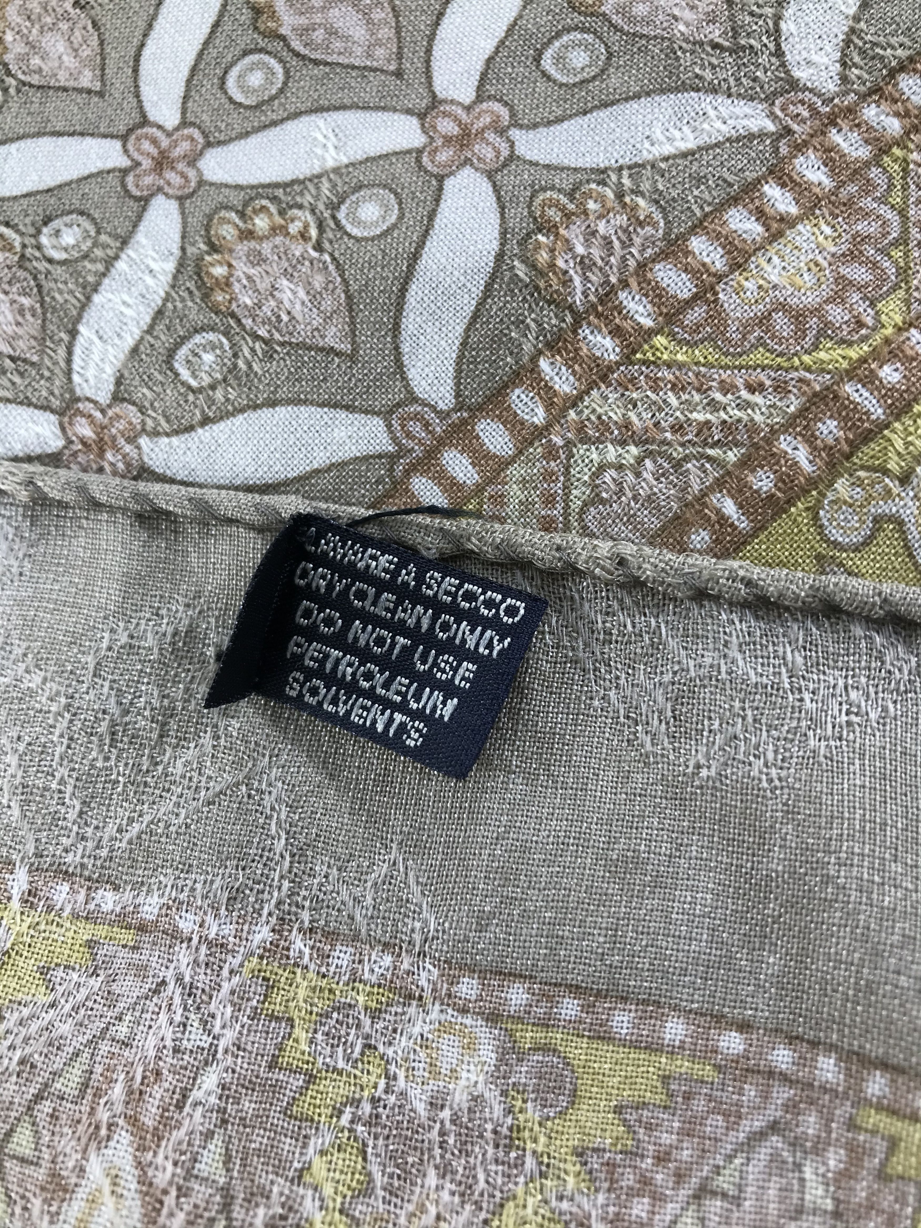 Etro × Vintage Vintage Etro Silk Scarf Size ONE SIZE - 4 Thumbnail