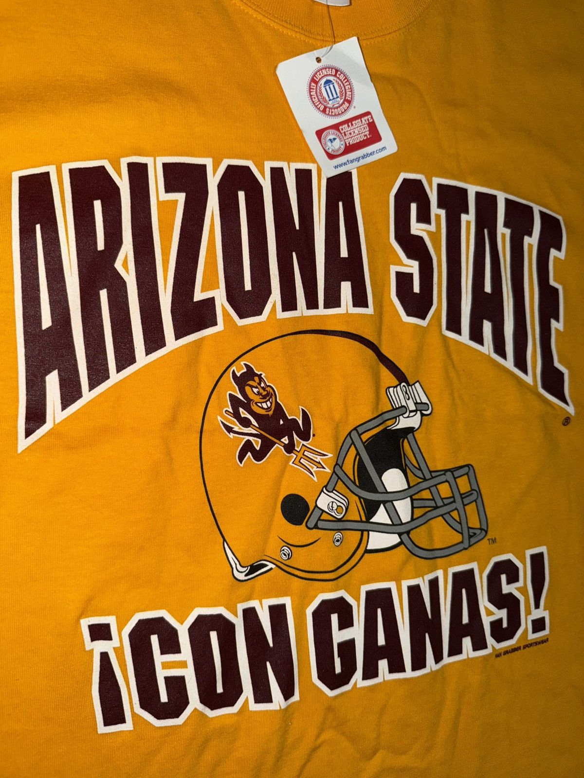 Anvil Vintage Arizona State ASU Sun Devils con ganas t-shirt Size US M / EU 48-50 / 2 - 3 Thumbnail