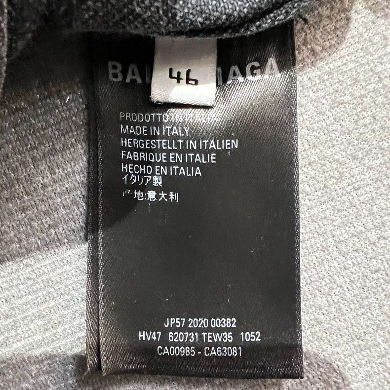 Balenciaga Balenciaga Black and white TV show barrage print letter de Size US S / EU 44-46 / 1 - 6 Thumbnail