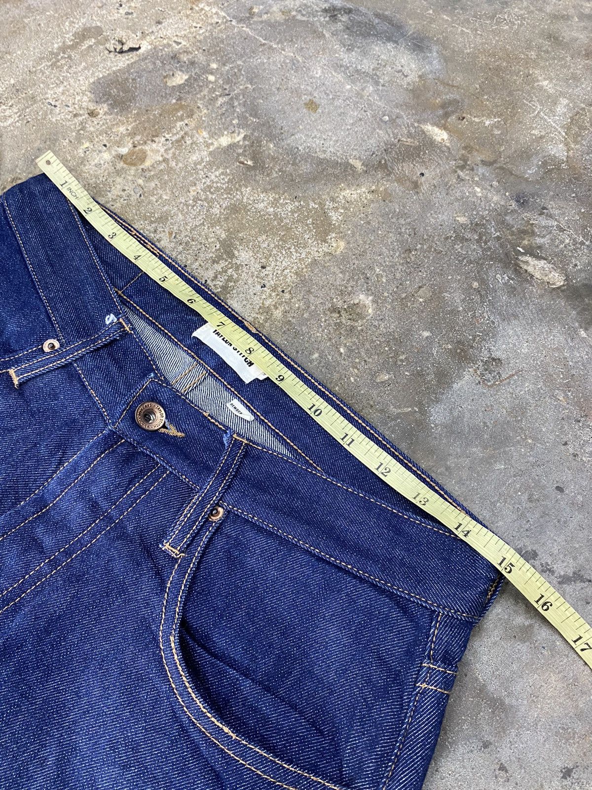 Japanese Brand × Vintage Taylor stitch selvedge blue jeans wash japanese brand Size US 29 - 16 Thumbnail