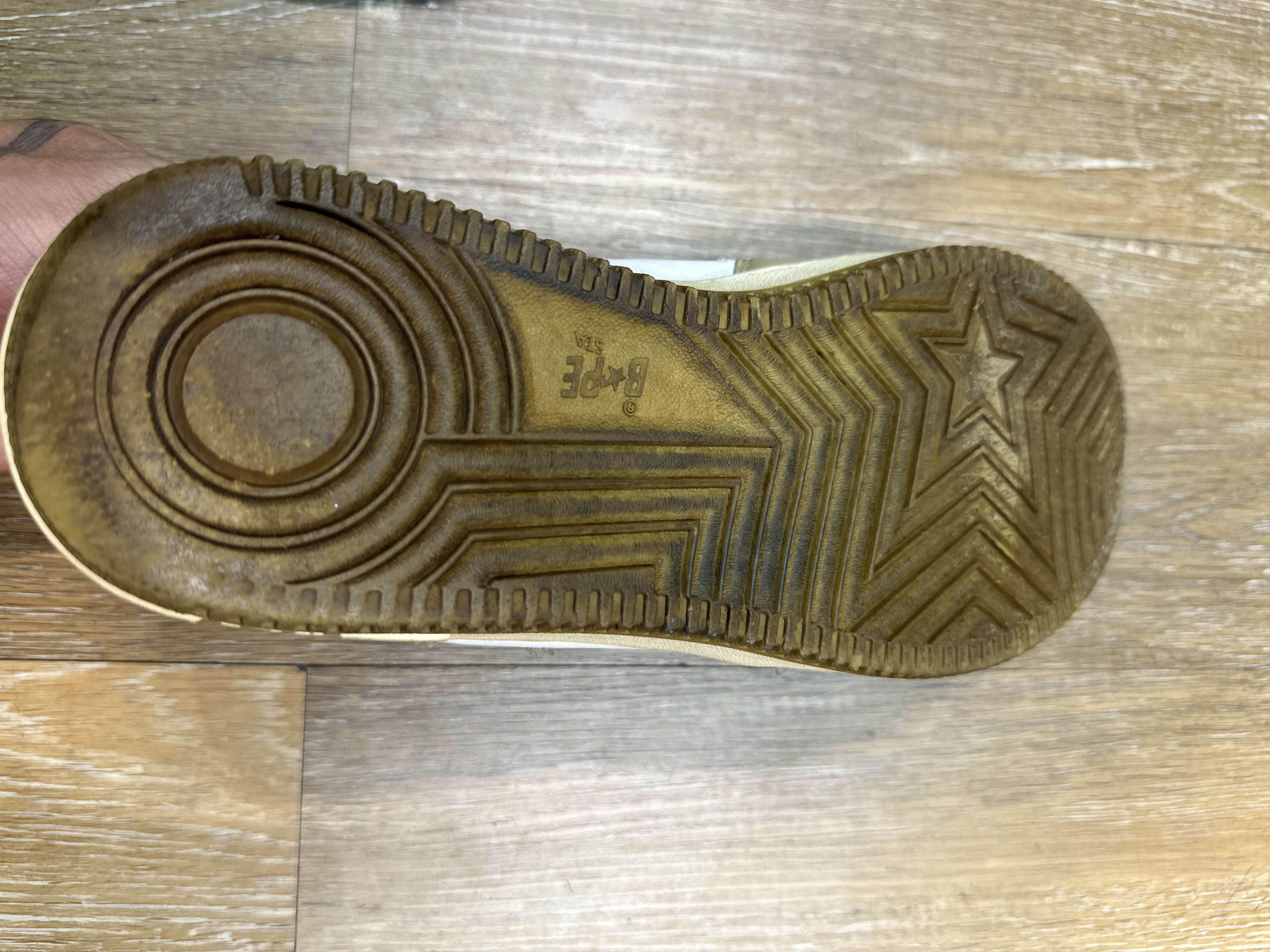 Bape × Kaws Rare 2006 Vtg Bapesta x Kaws Sneaker Size US 10.5 / EU 43-44 - 17 Thumbnail