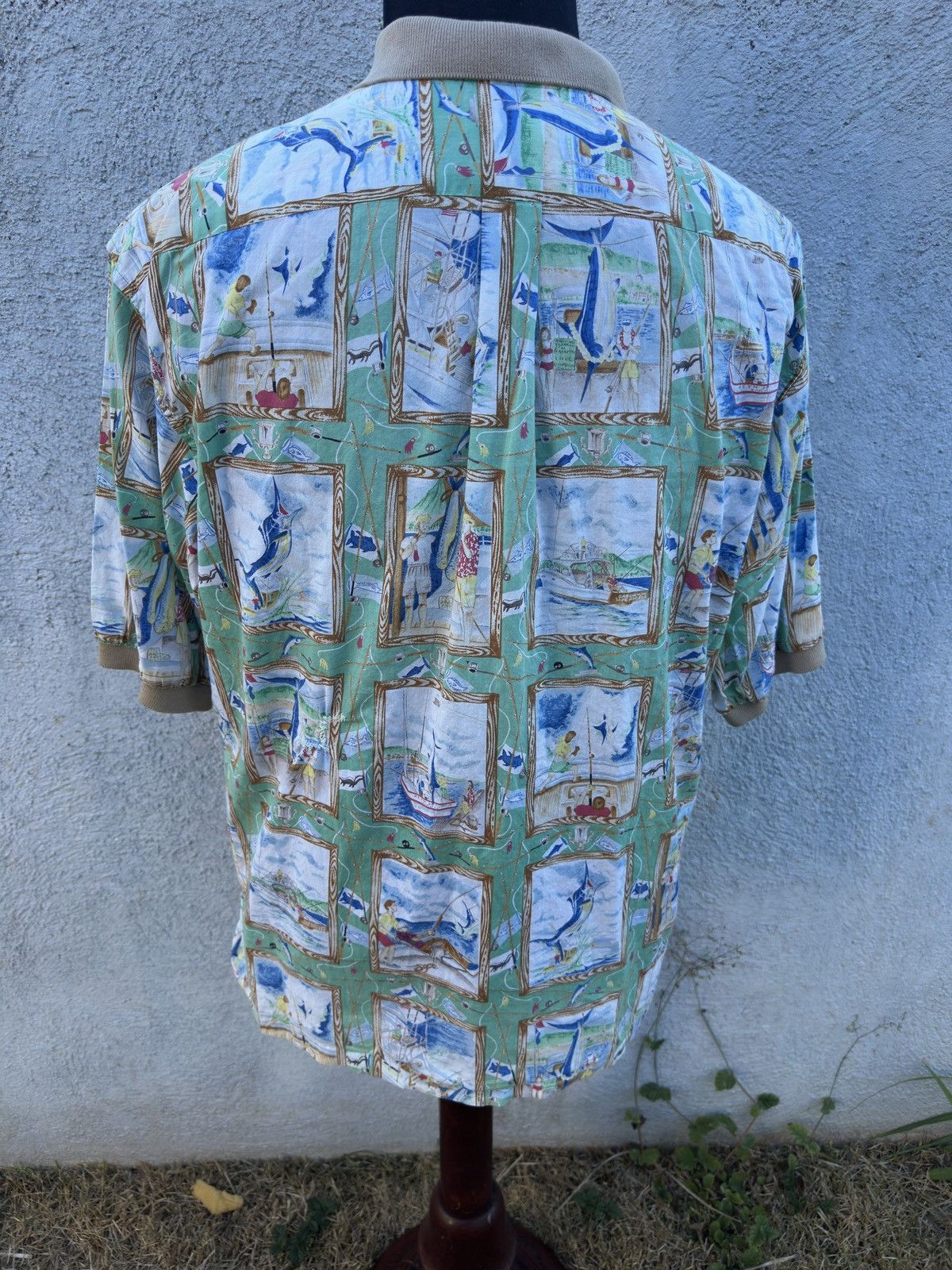 Reyn Spooner Reyn Spooner Polo Shirt Hawaiian Print Multicolor Men's M Size US M / EU 48-50 / 2 - 2 Thumbnail