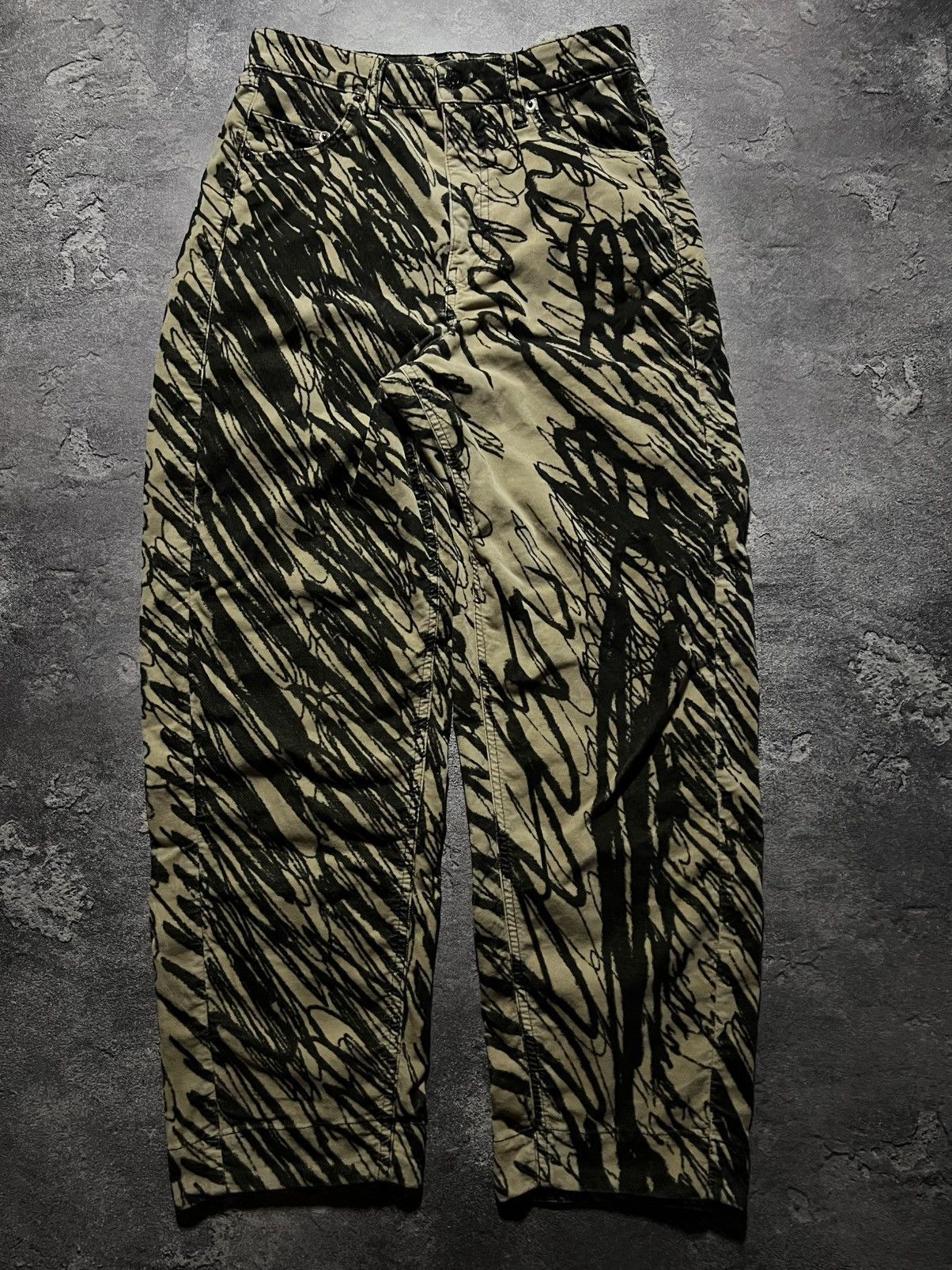Ann Demeulemeester × Annette Gortz × Designer Annette Görtz Finto Trouser Pants Womens Luxury Designer Size 34" / US 12 / IT 48 - 1 Thumbnail