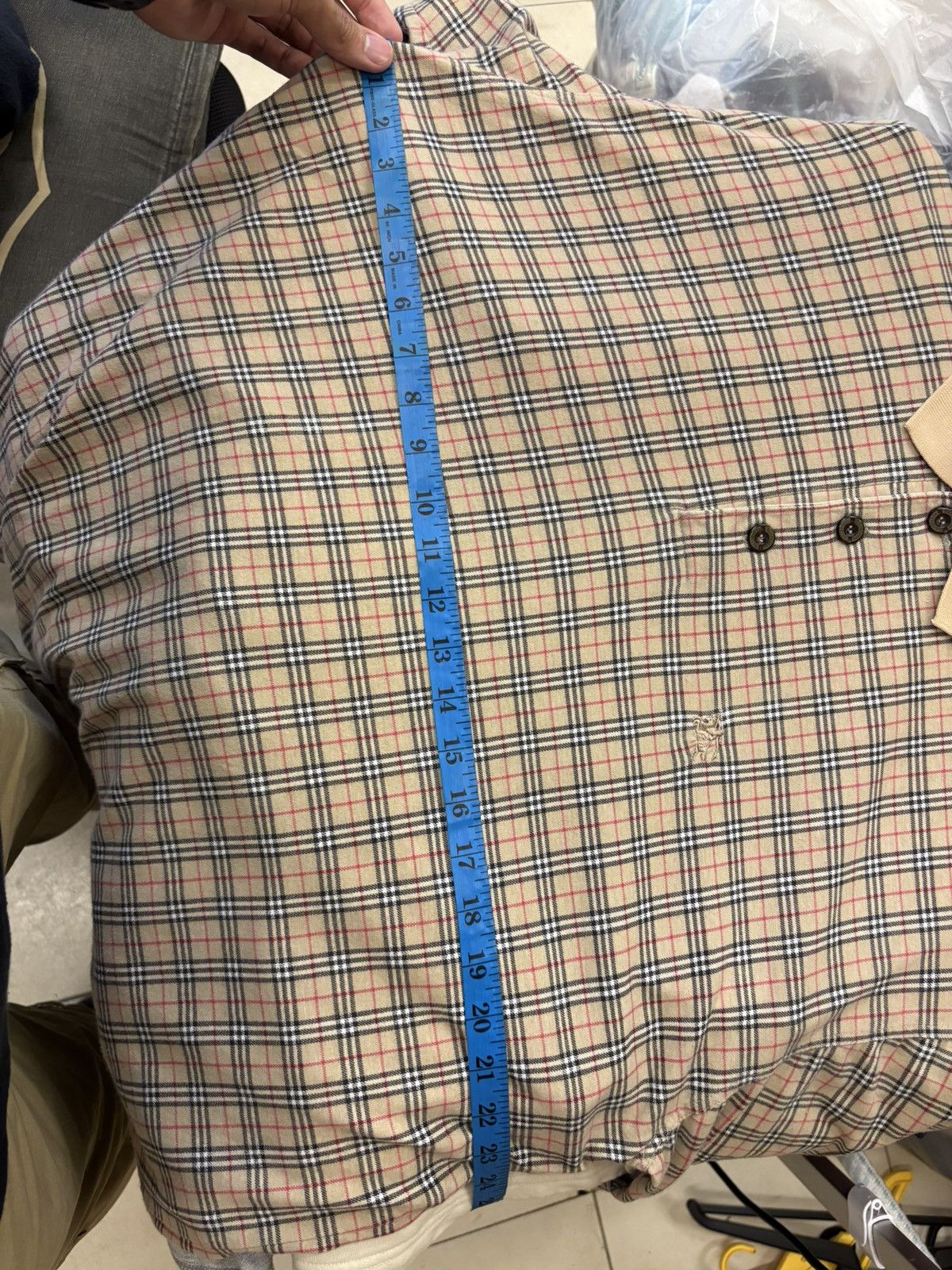 Burberry Vintage Burberry Novacheck Longsleeve 🔥 Size US L / EU 52-54 / 3 - 11 Thumbnail