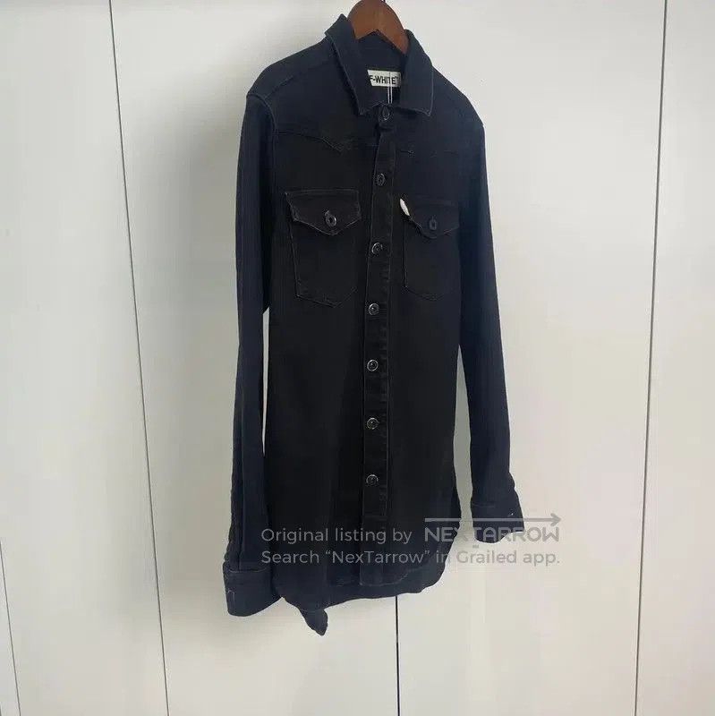 Off-White Off-White Black Cotton Printed Jacket for Women . Size XXS / US 00 / IT 34 - 3 Thumbnail