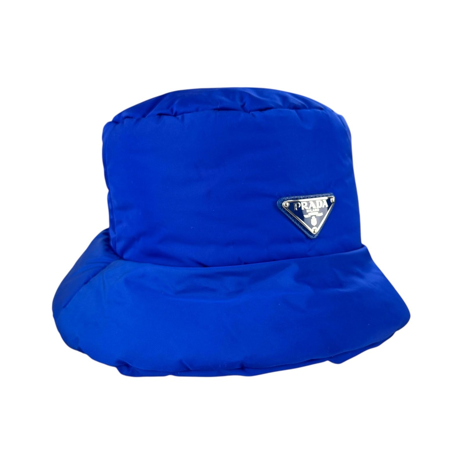 Prada Prada Blue Nylon Puffy Bucket Hat Size ONE SIZE - 3 Thumbnail
