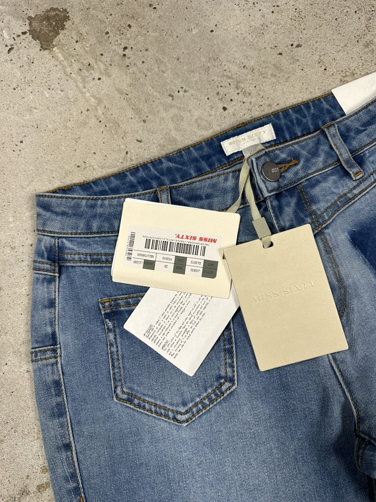 Miss Sixty Vintage Y2K Miss Sixty Bootcut Flare Jeans Denim Pants Size 28" / US 6 / IT 42 - 7 Thumbnail