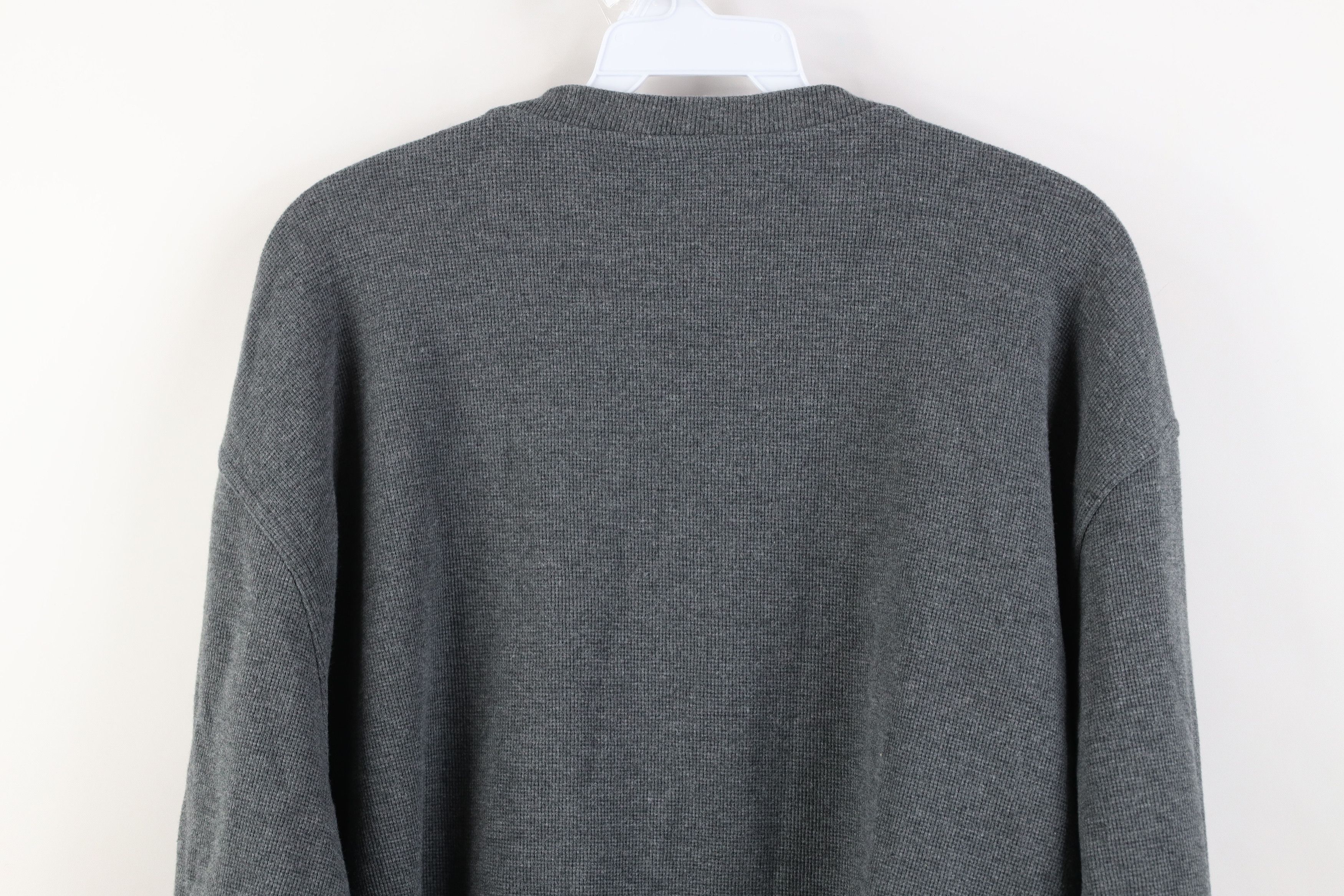 L.L. Bean Vintage LL Bean Waffle Knit Long Sleeve Henley T-Shirt Size US XXL / EU 58 / 5 - 12 Thumbnail