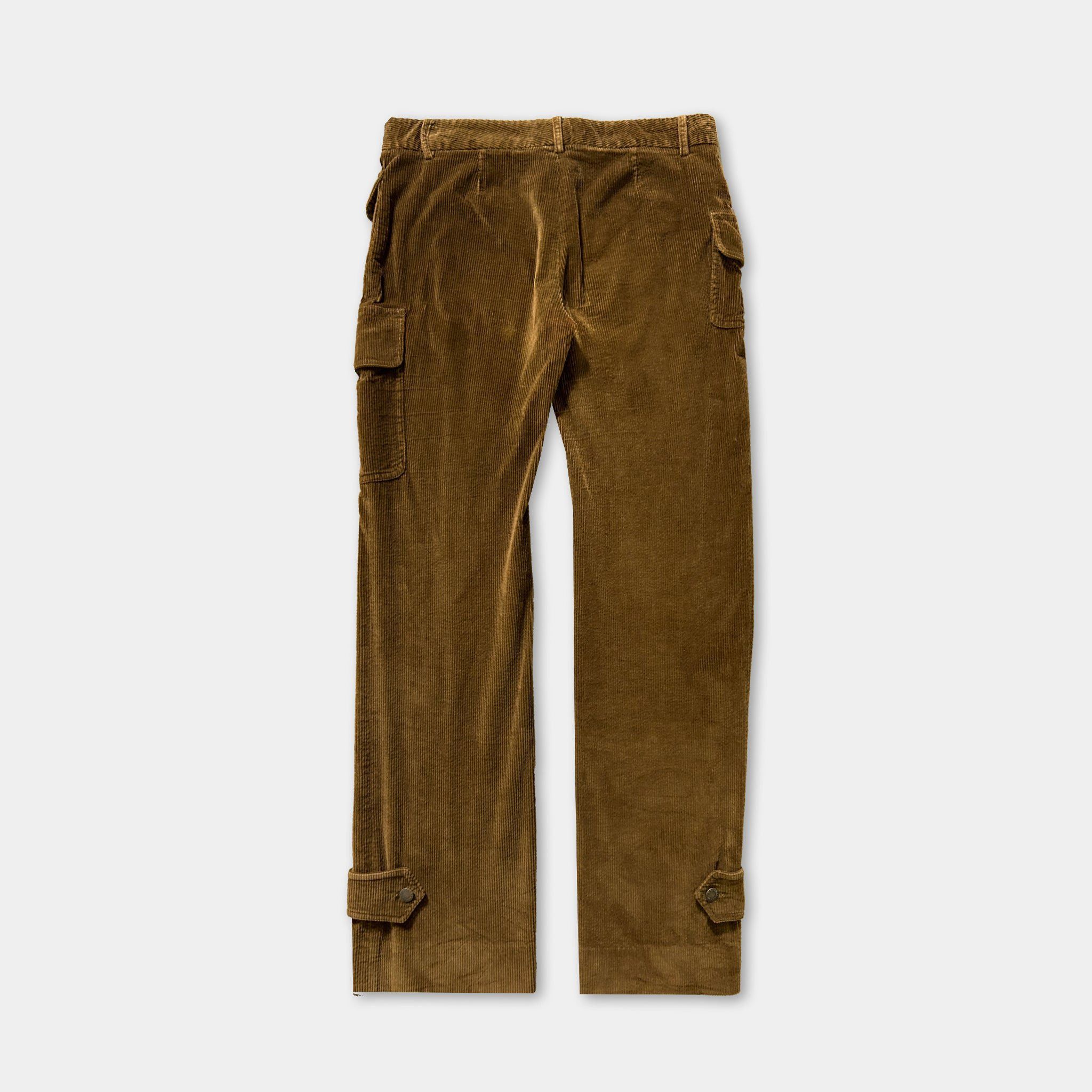 Dolce & Gabbana Dolce & Gabbana Brown Corduroy Cargo Pants Size US 32 / EU 48 - 4 Thumbnail