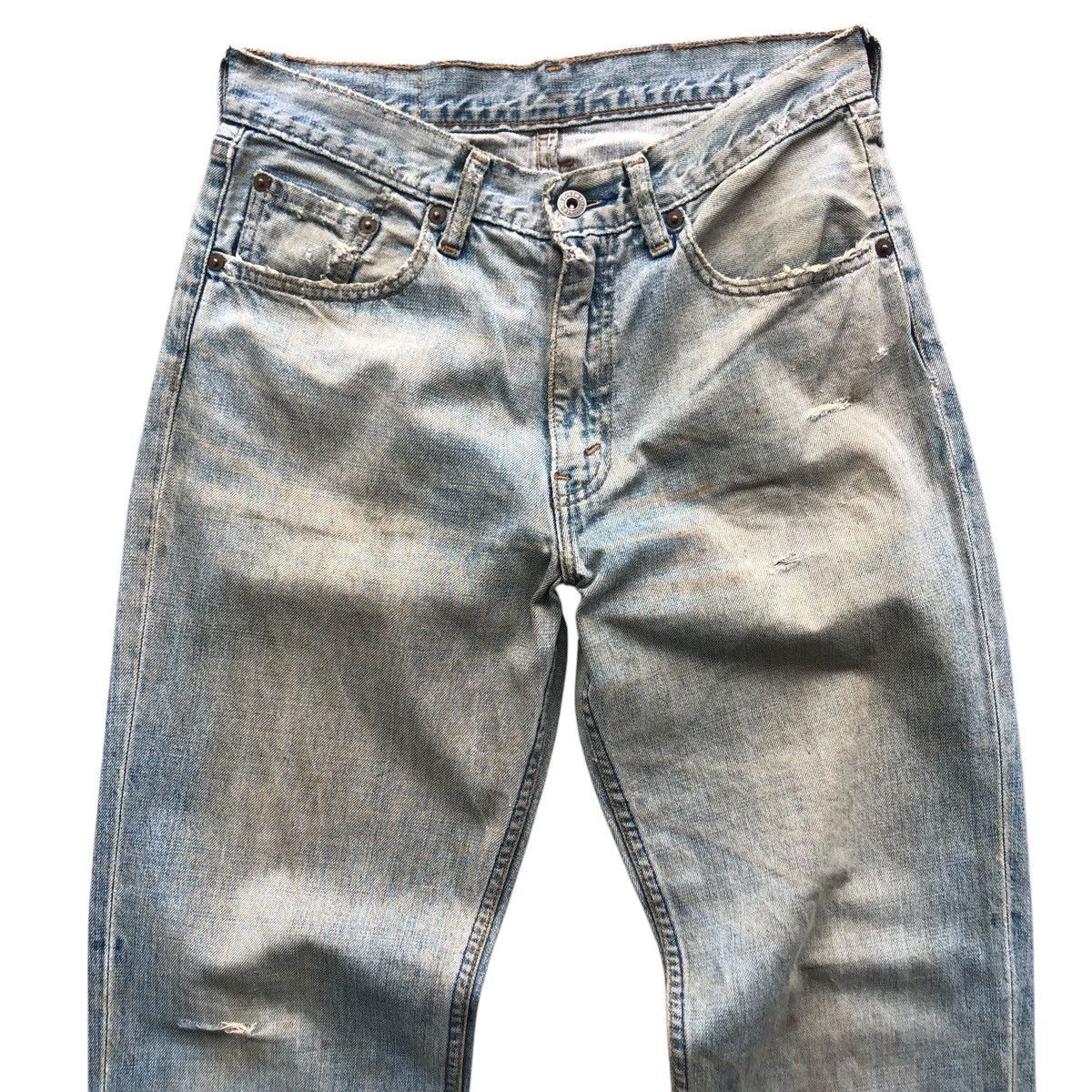 Levi's × Levi's Vintage Clothing Vintage distressed LEVIS 502 button HKQ8 mud wash jeans Size US 31 - 3 Thumbnail