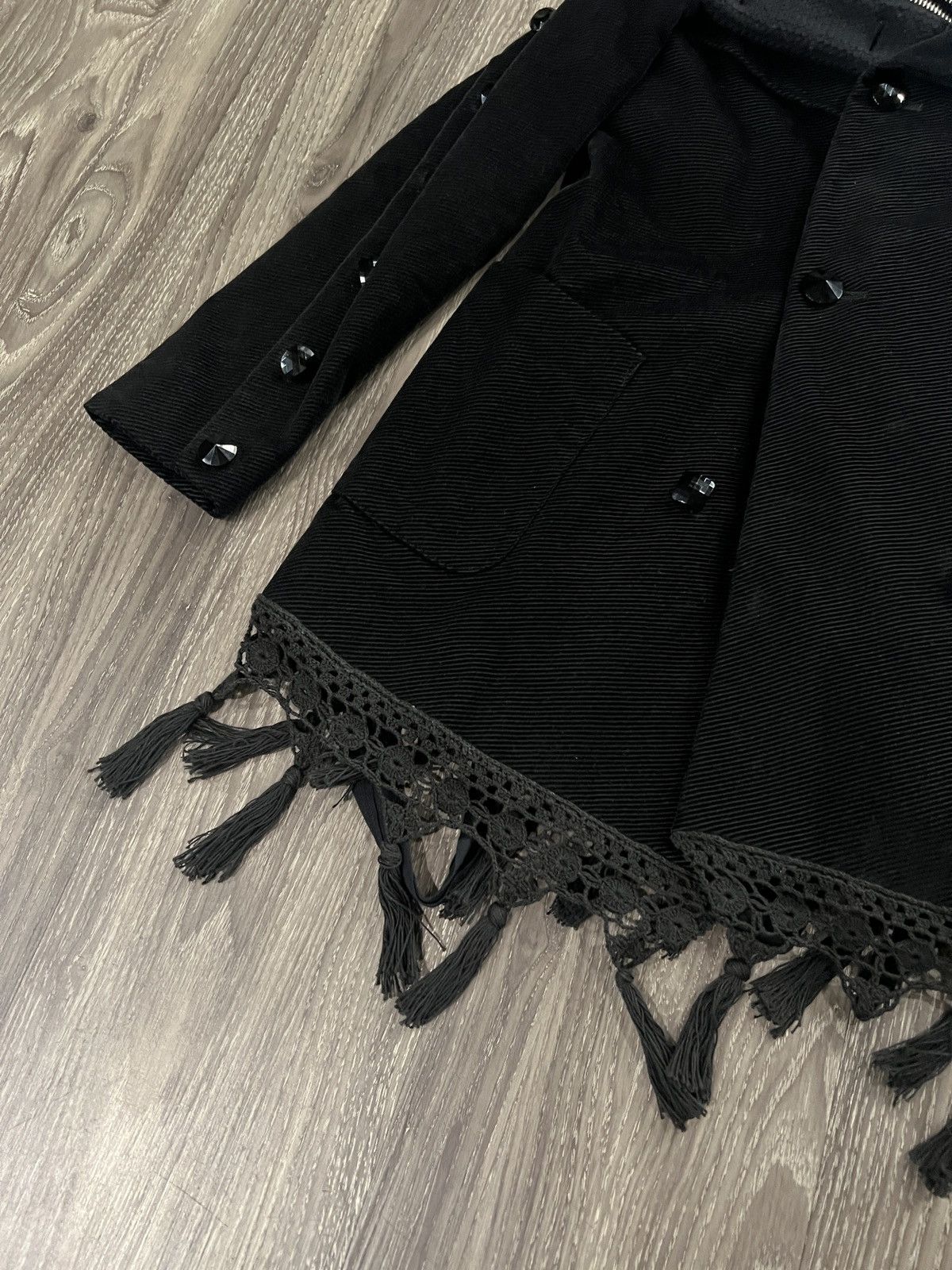 Number (N)ine AW09 Number Nine Double Breasted Tassle Lace Coat Size US XS / EU 42 / 0 - 4 Thumbnail