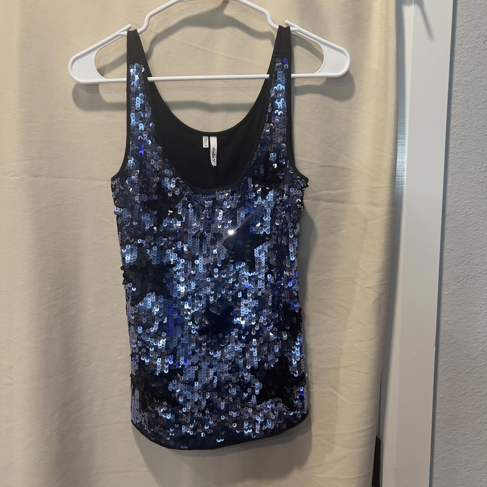 Other Studio Y Women's Sequin Tank Top XS Size XS / US 0-2 / IT 36-38 - 1 Thumbnail