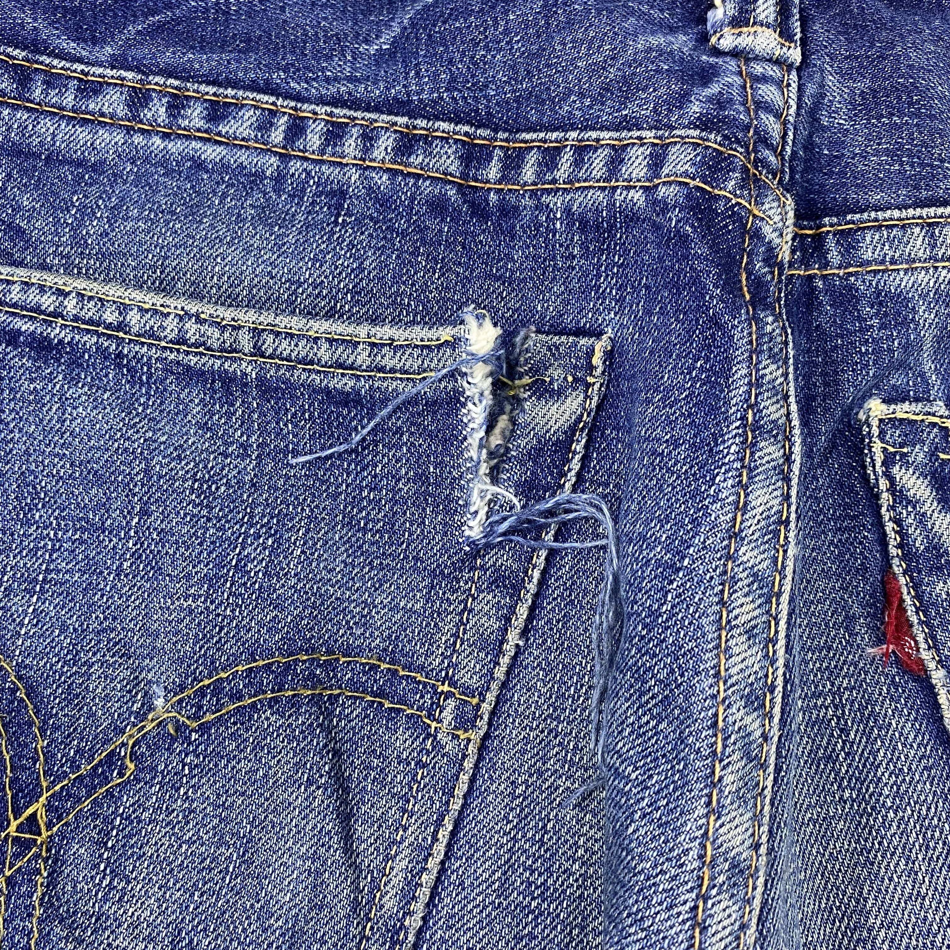 Full Count & Co. × Japanese Brand × Vintage Vintage Full Count & Co. Fly Button Blue Wash Jeans-J1167 Size US 29 - 16 Thumbnail
