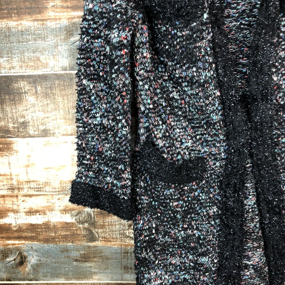 Japanese Brand Tentation Jiyuku Black Cardigan Knitwear #A1531 Size XS / US 0-2 / IT 36-38 - 7 Thumbnail