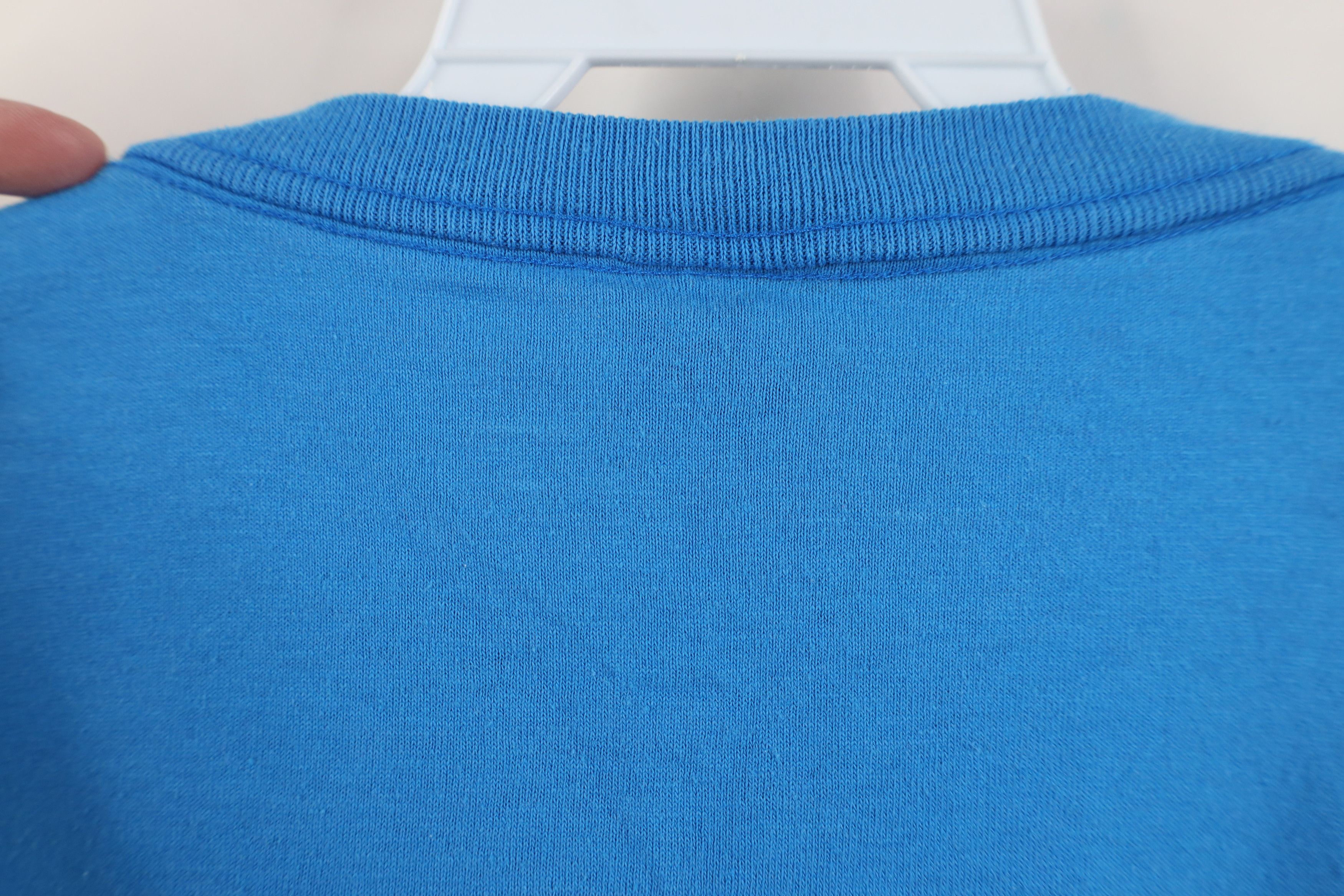 Vintage Vintage 90s Streetwear Short Sleeve Pocket T-Shirt Blue Size XXL / US 16-18 / IT 52-54 - 11 Thumbnail