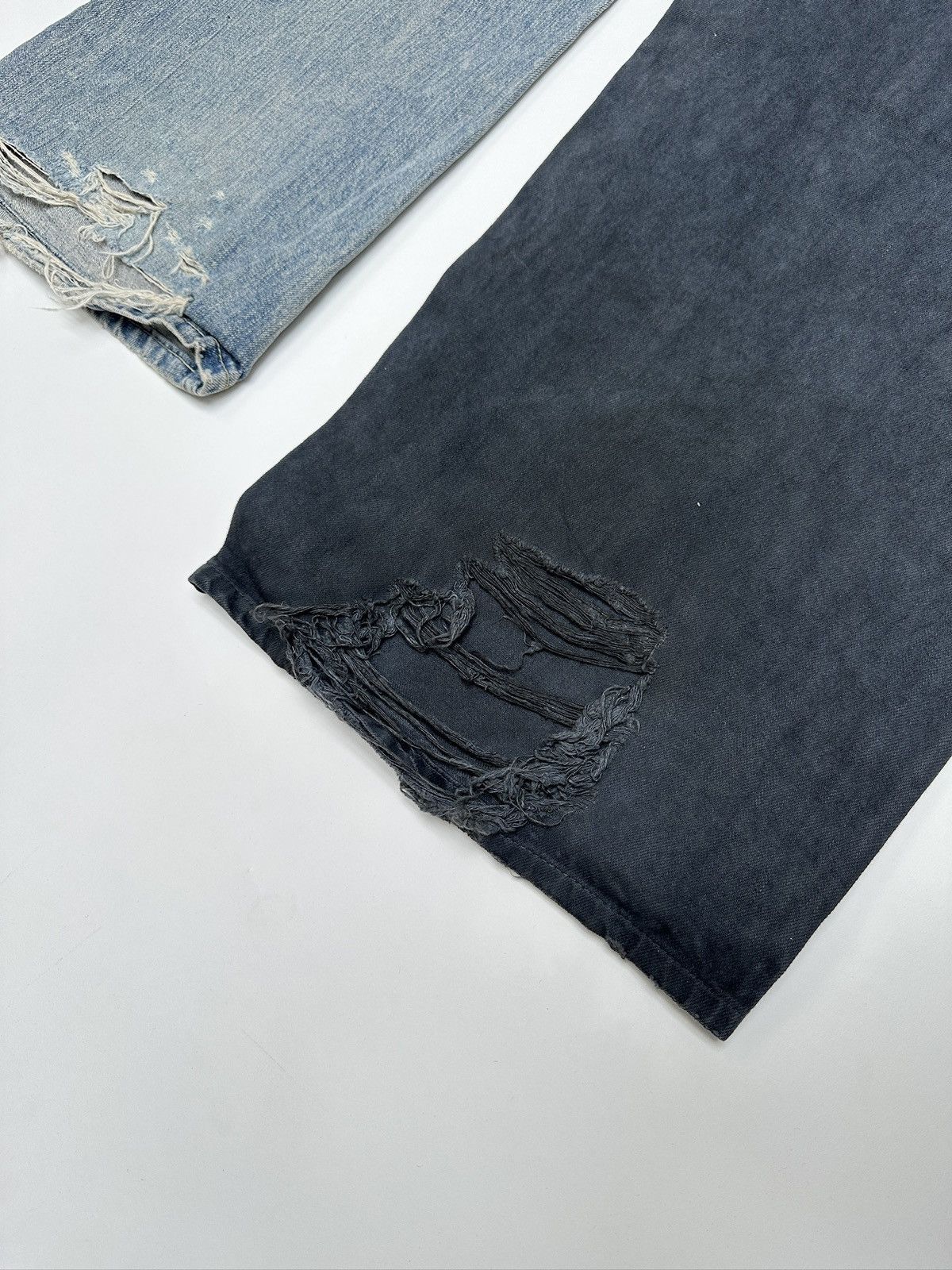 Balenciaga Balenciaga 50/50 Baggy & Flare Denim Pants Size US 32 / EU 48 - 5 Thumbnail