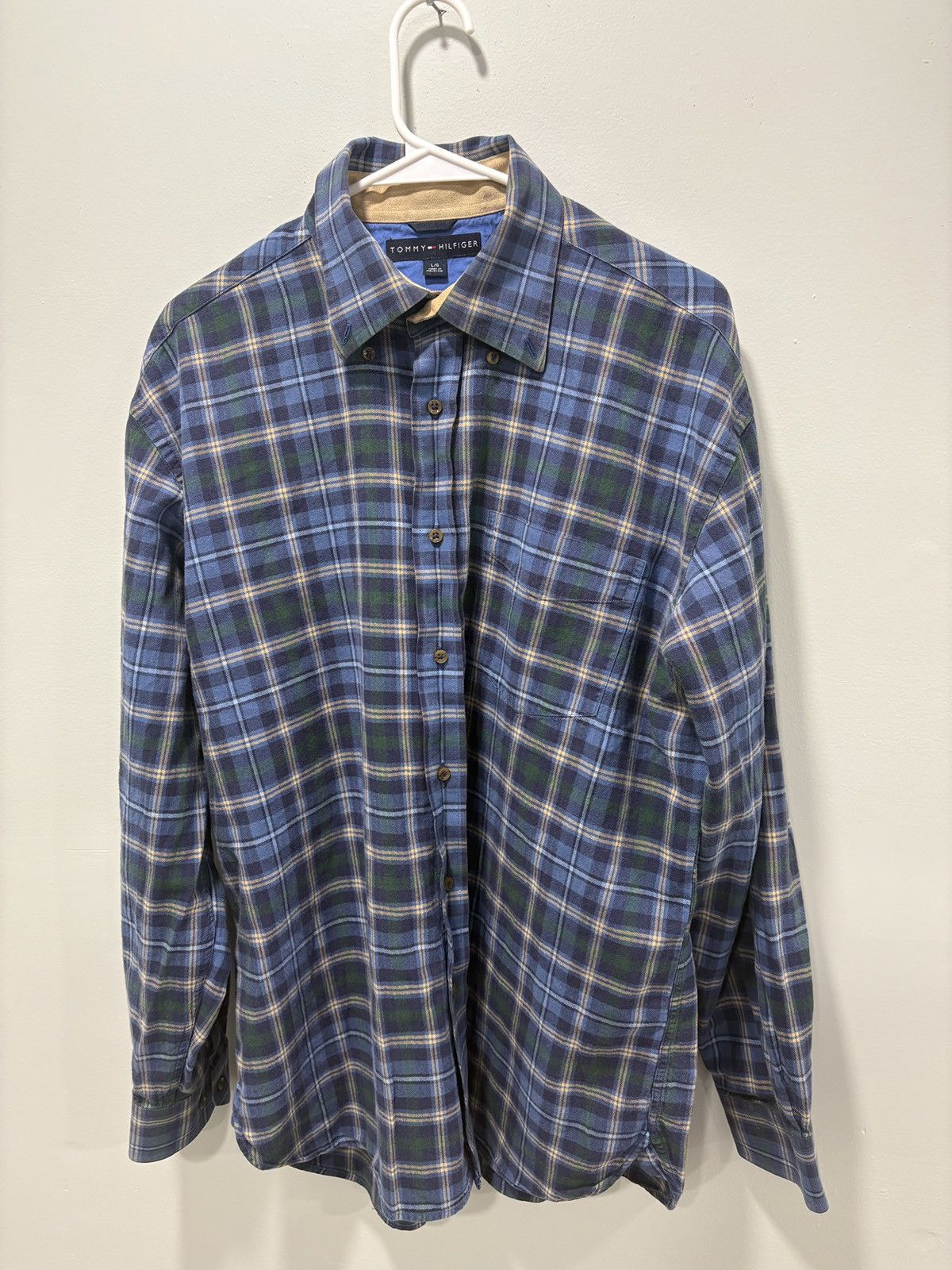 Tommy Hilfiger Tommy Hilfiger Flannel Size US L / EU 52-54 / 3 - 1 Thumbnail