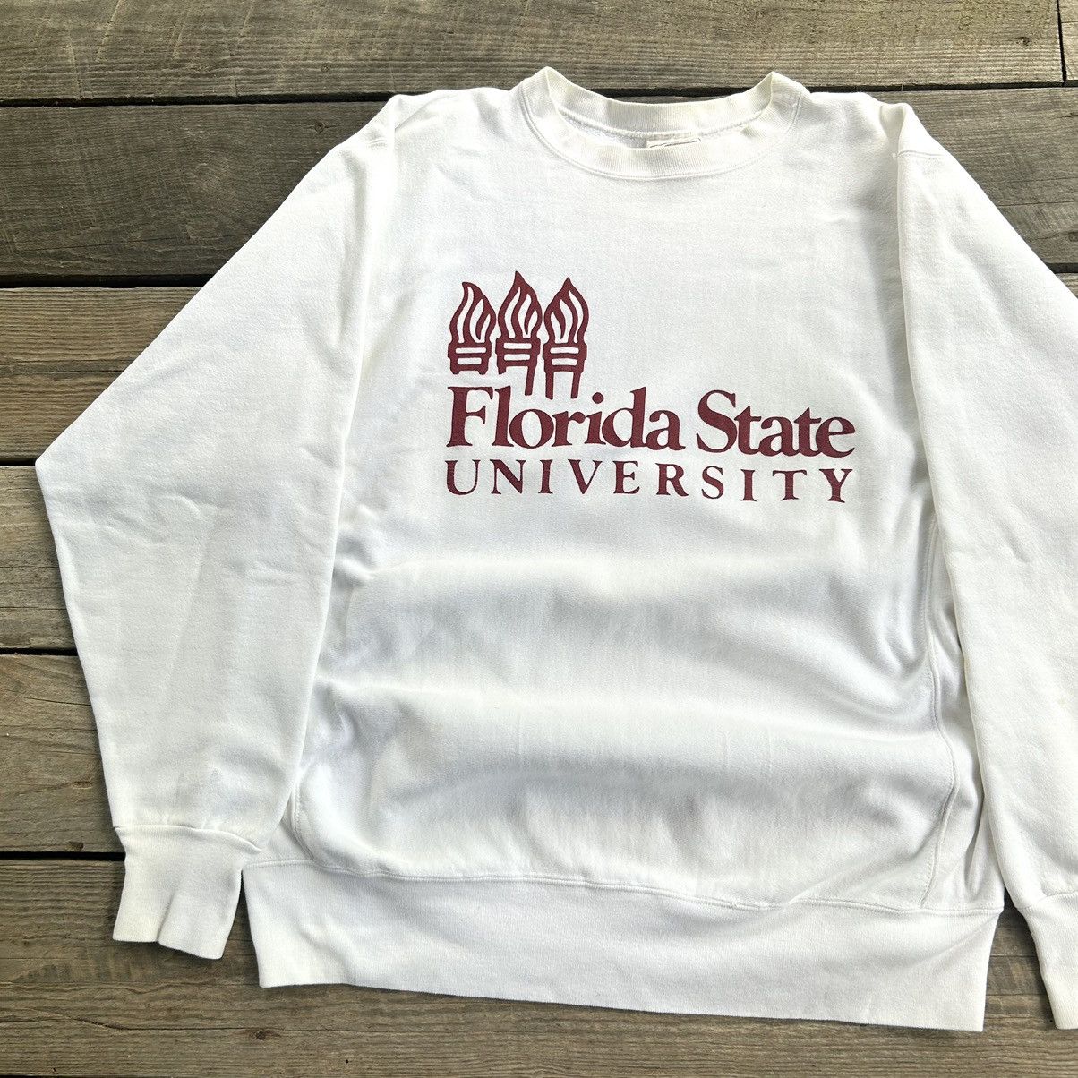 Nutmeg Vintage 90s Florida State Reverse Weave Style Sweatshirt Size US XL / EU 56 / 4 - 1 Thumbnail