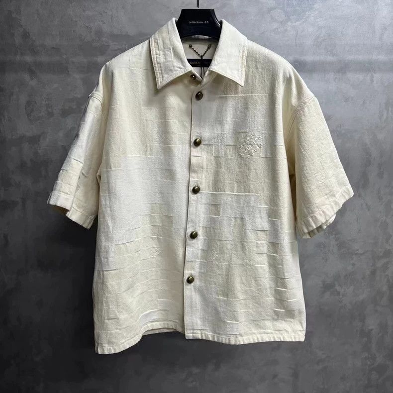 Louis Vuitton Louis Vuitton 24 Latest Beige Plaid Embroidered Single Brea Size US XL / EU 56 / 4 - 1 Thumbnail