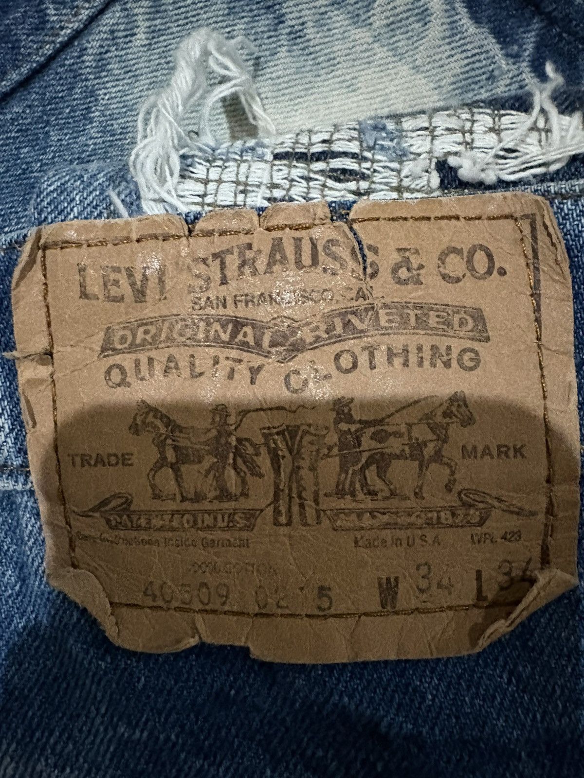 Ends Repair Ends repair jeans Size US 34 / EU 50 - 4 Thumbnail