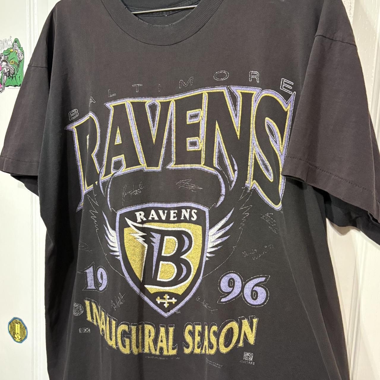 NFL Vintage Baltimore Ravens Inaugural 1996 Season Shirt Size US XL / EU 56 / 4 - 1 Thumbnail