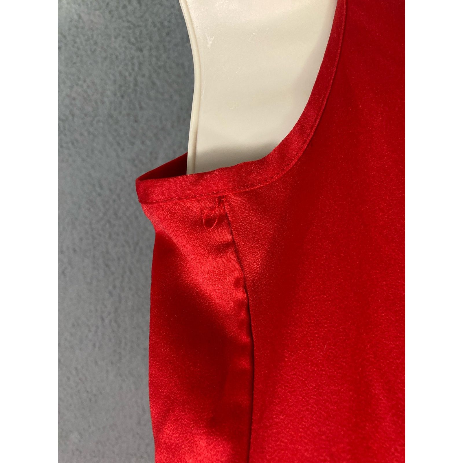 Shein SHEIN Women's Red Midi Slip Dress XS Thin Straps Flattering Size XS / US 0-2 / IT 36-38 - 8 Thumbnail