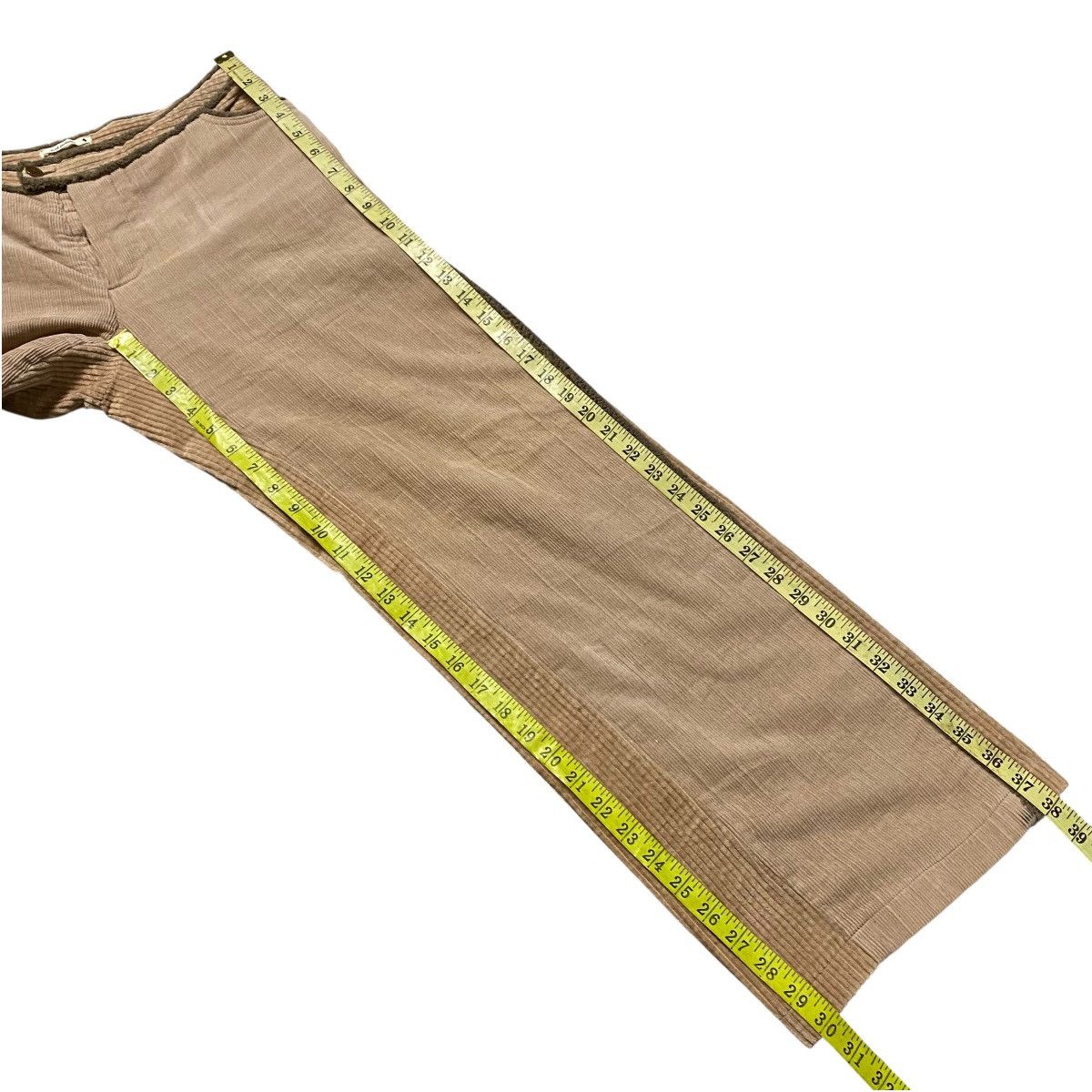 mina perhonen AW05 Mina Perhonen Grain Corduroy Loose Wide Leg Pants Size 29" - 16 Thumbnail
