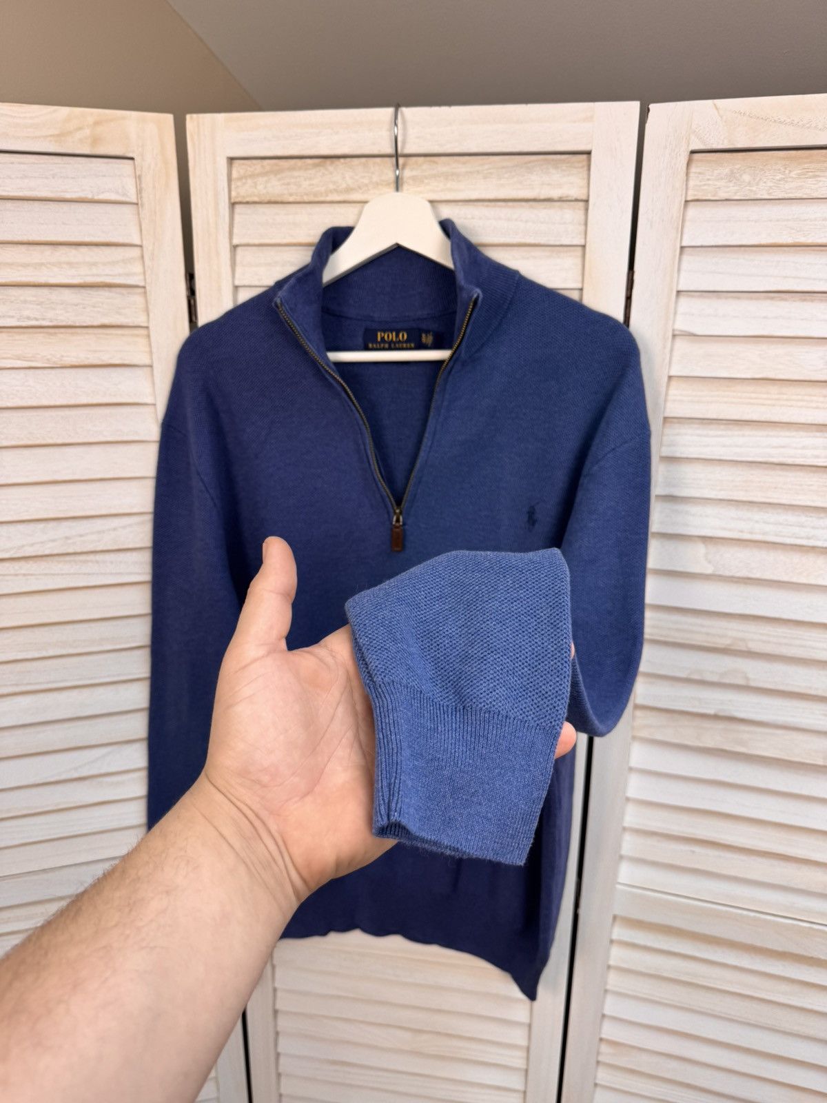 Polo Ralph Lauren Men's Sweater 1/3 Zip Polo Ralph Lauren Size US XL / EU 56 / 4 - 8 Thumbnail
