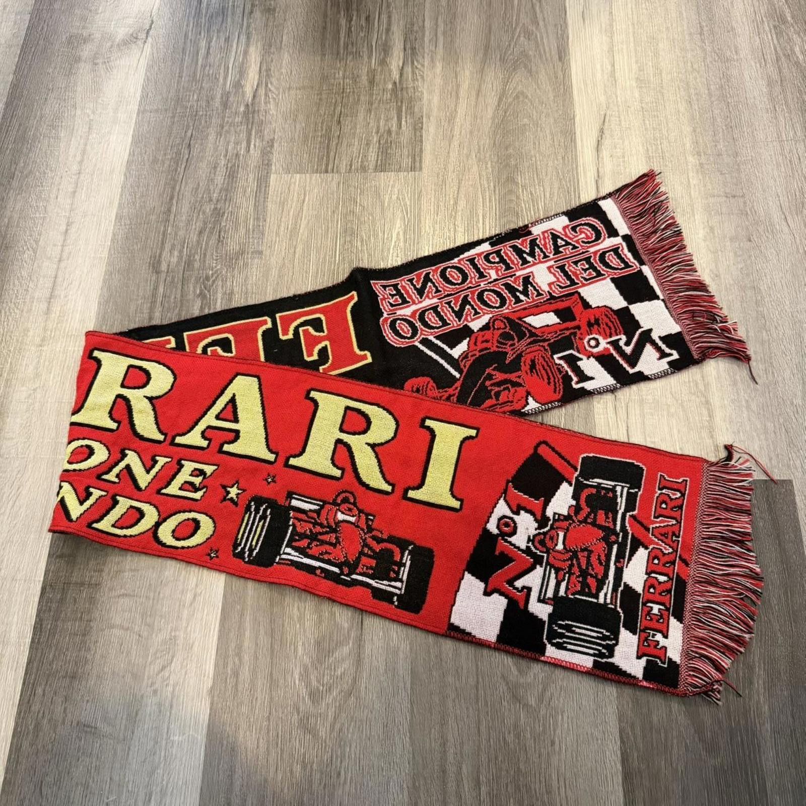 Other Vintage Ferrari champion del mondo scarf 90s OS Size ONE SIZE - 2 Thumbnail