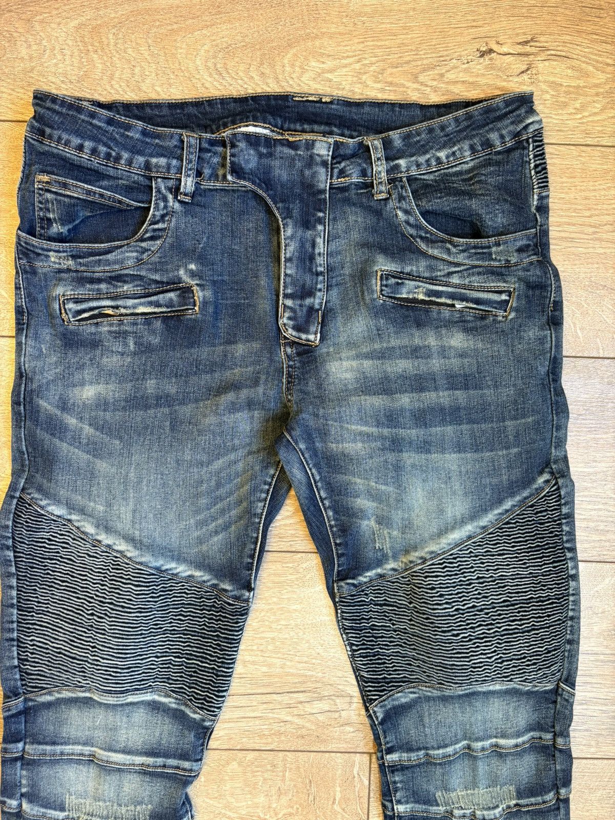 Balmain Balmain biker jeans Size US 33 - 2 Thumbnail