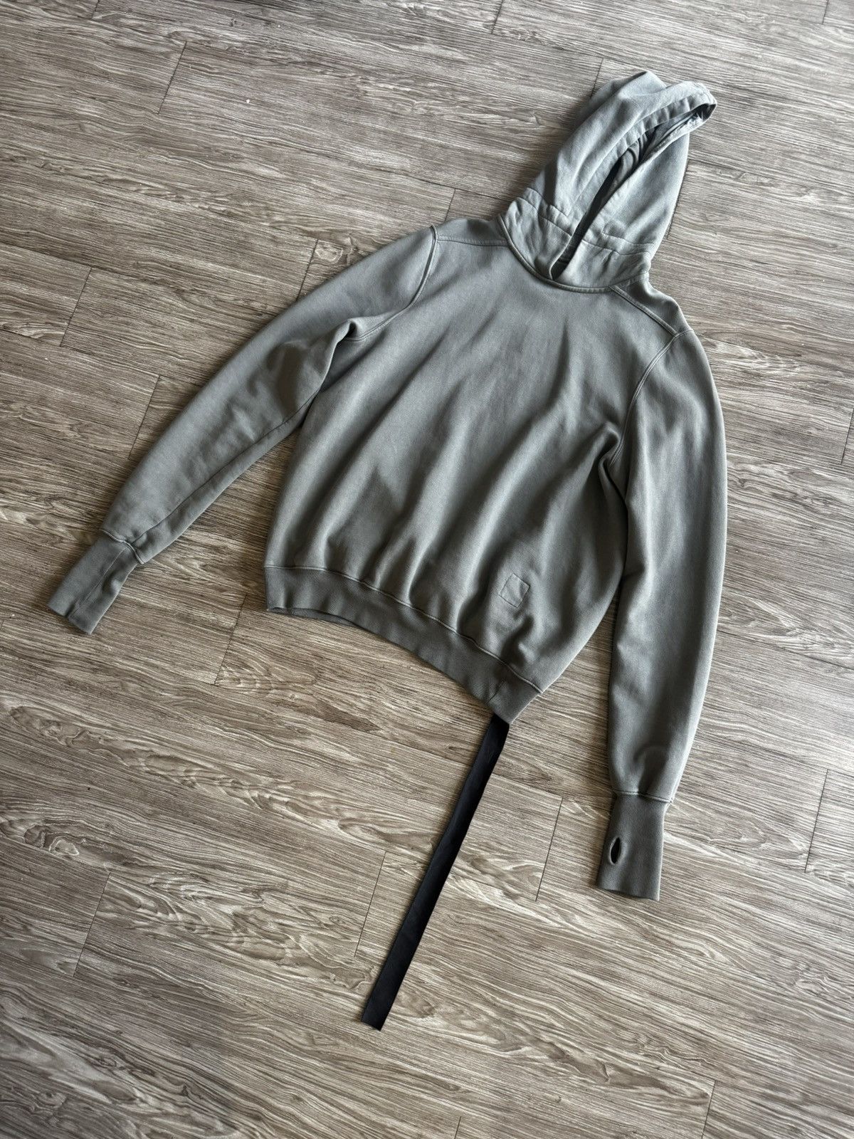 Rick Owens Drkshdw Rick Owens DRKSHDW Hustler Blue Gauntlet Hoodie Size US L / EU 52-54 / 3 - 1 Thumbnail