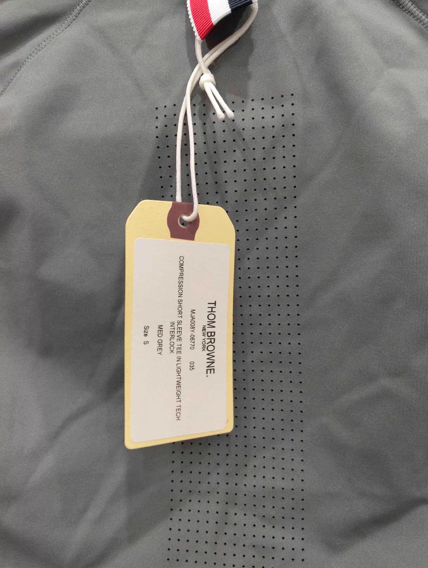 Thom Browne THOM BROWNE 4-Stripe Waffle Raglan T-shirt S Size US S / EU 44-46 / 1 - 7 Thumbnail